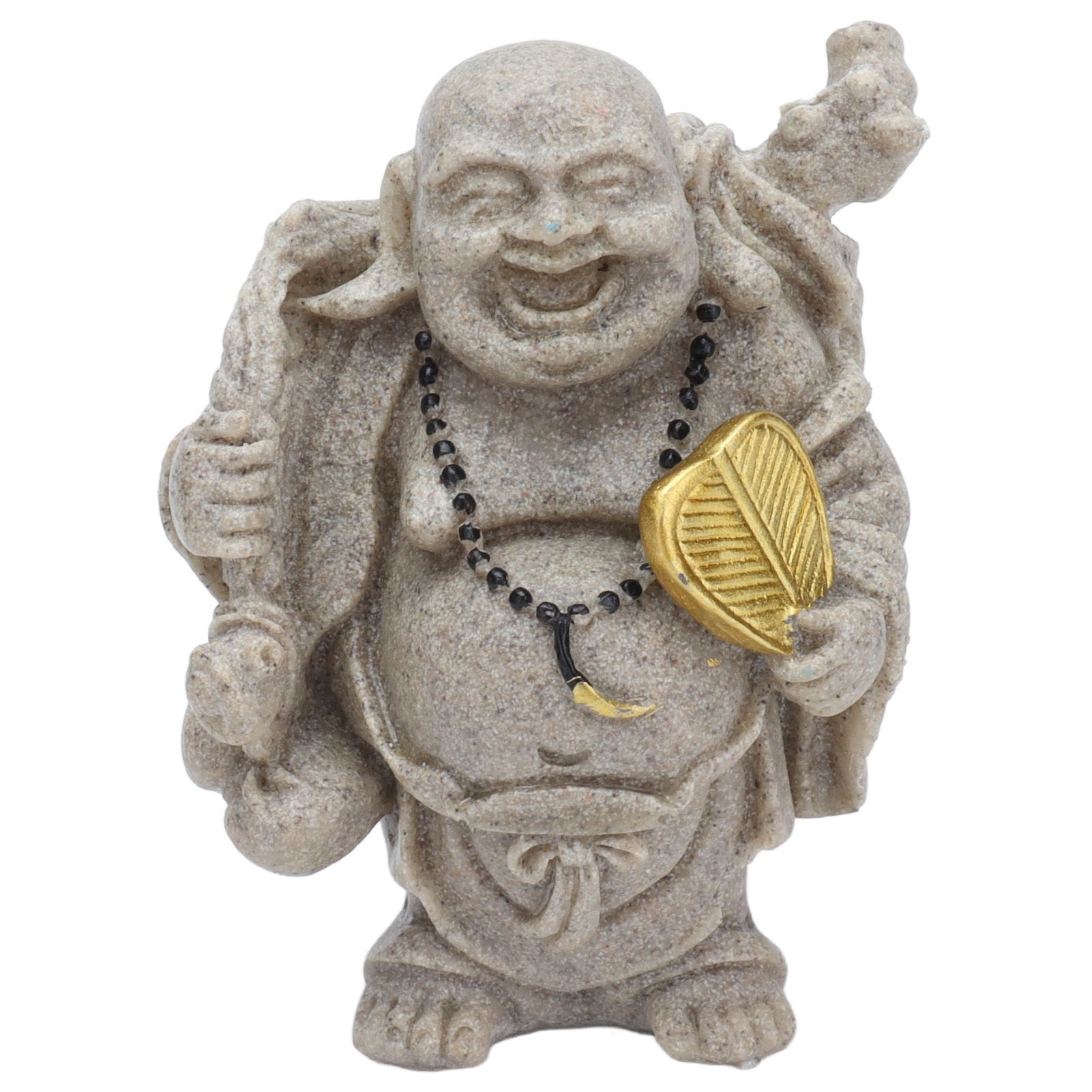 Buddha Statue Resin Mini 8cm Maitreya Laughing Buddha Figurine for Home Office Decoration Gift Collection - Image 4