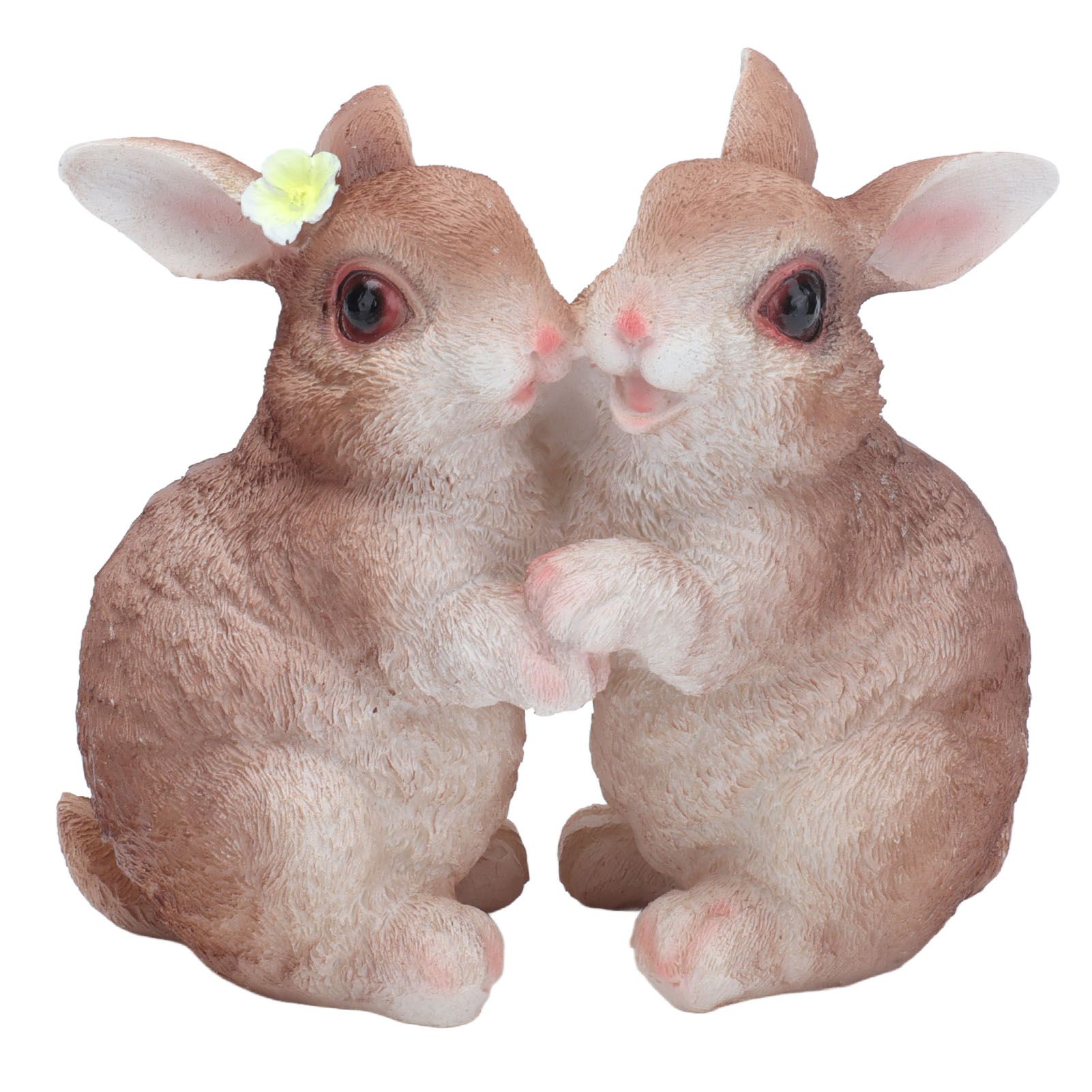 Garden Bunny Statues Resin Crafts Decorations Potted Landscaping Sculpture Animal Models for Lawn Garden - Image 6