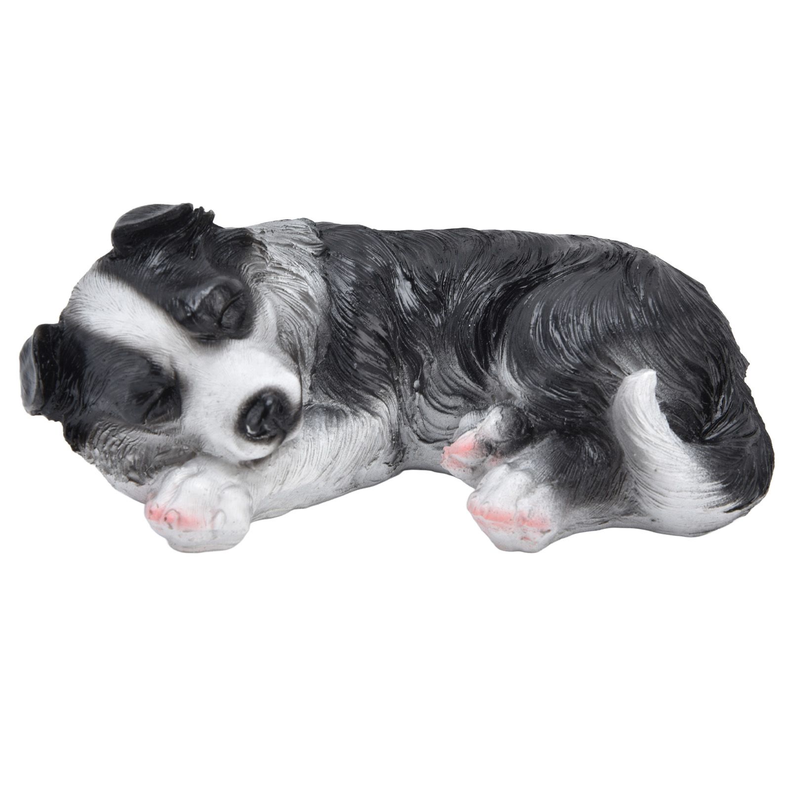 Dog Ornament Textured Exquisite Vivid Real Cute Dog Statue for Garden Lawn Desk Decoration - Image 2