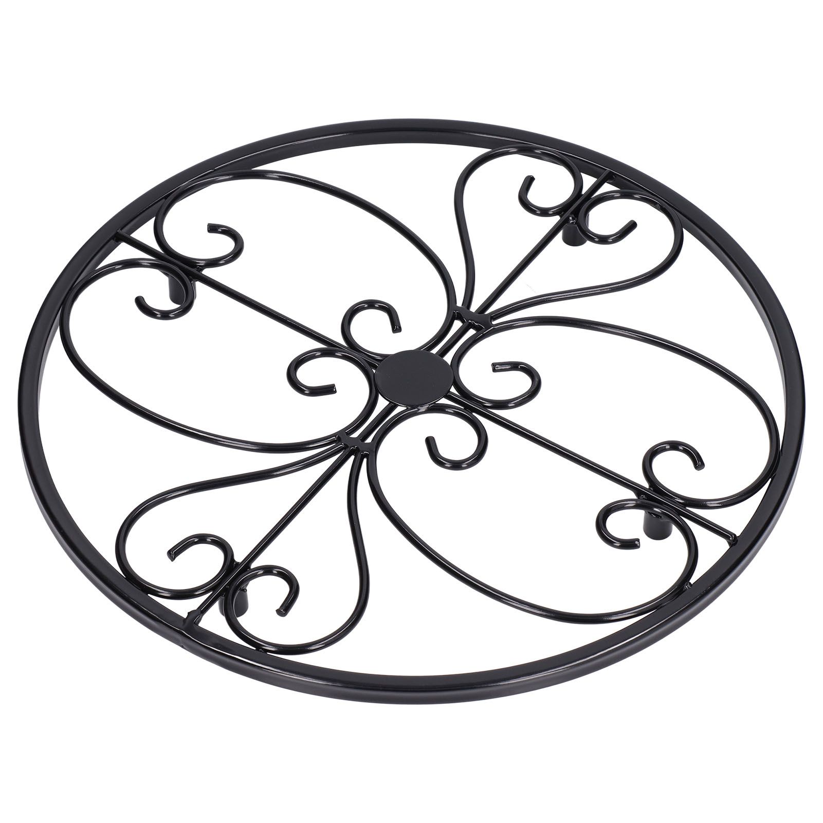 Flower Stand Elegant Style Unique Standable Design Durable Stable Easy Movable Plant Shelf for Garden Home - Image 5