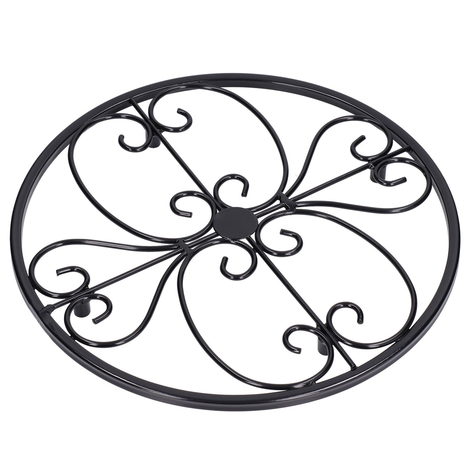 Flower Stand Elegant Style Unique Standable Design Durable Stable Easy Movable Plant Shelf for Garden Home - Image 7