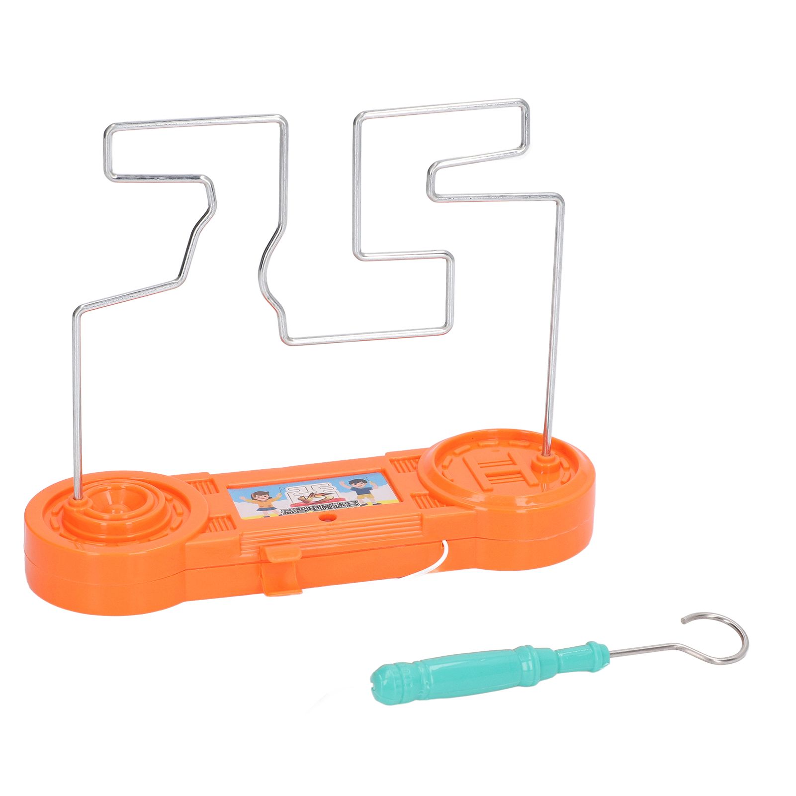 Electric Shock Toy Wire Game Intellectual Development Concentration Exercises Toy Kids Educational ToyOrange - Image 1