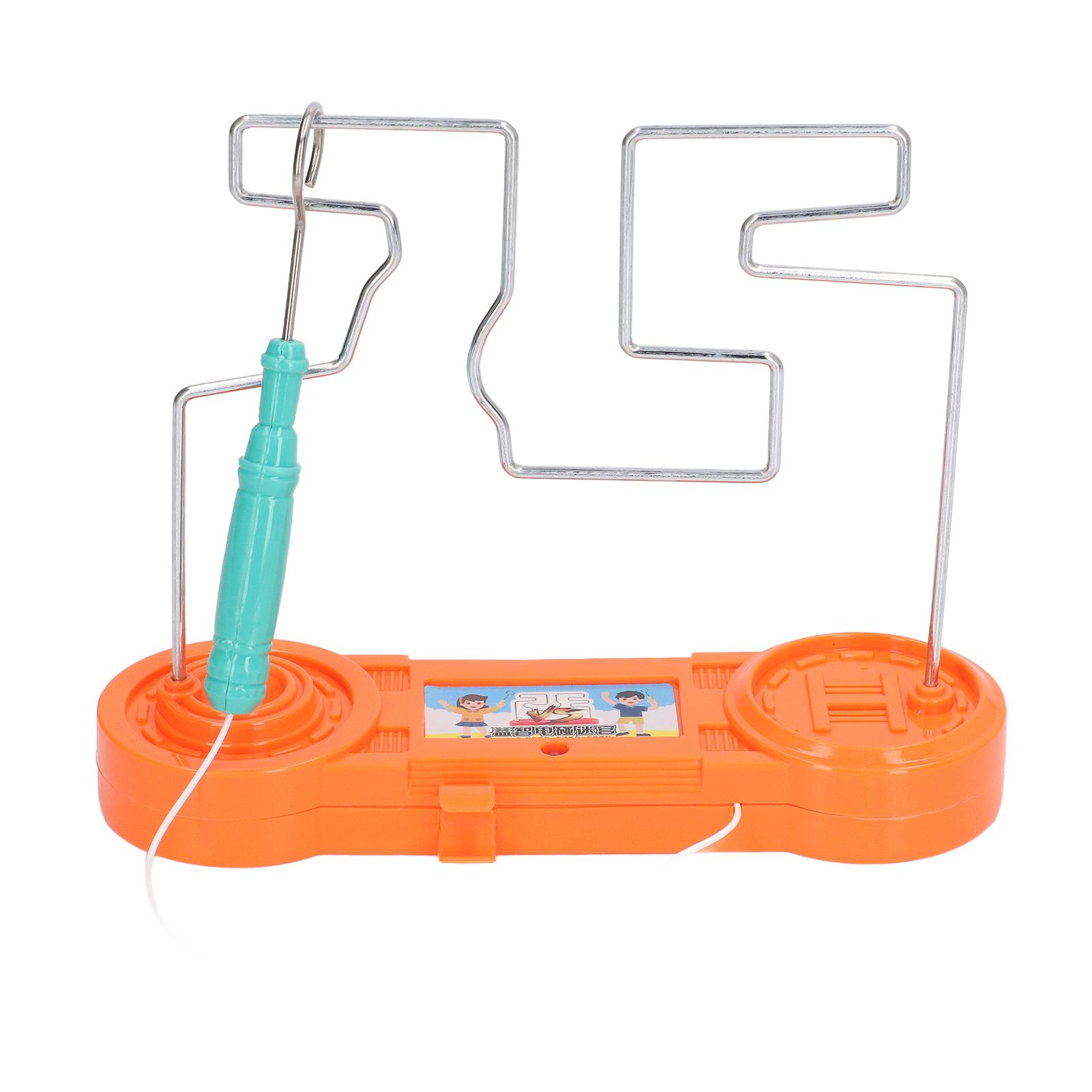 Electric Shock Toy Wire Game Intellectual Development Concentration Exercises Toy Kids Educational ToyOrange - Image 2