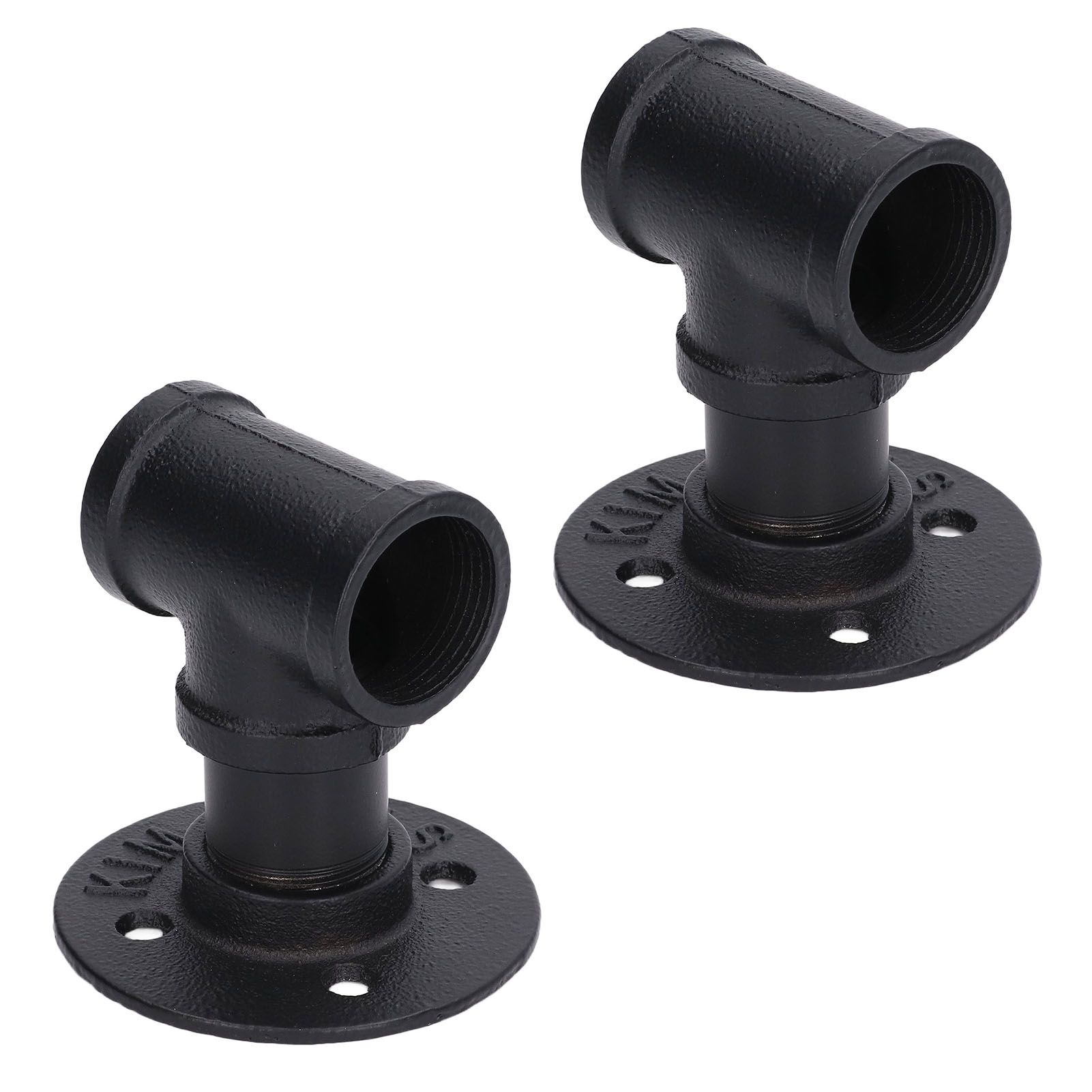 2Pack Wall Mounted Wine Bottle Rack Wine Hanging Holder Water Pipe Design with Mounting Screw for Storage - Image 4