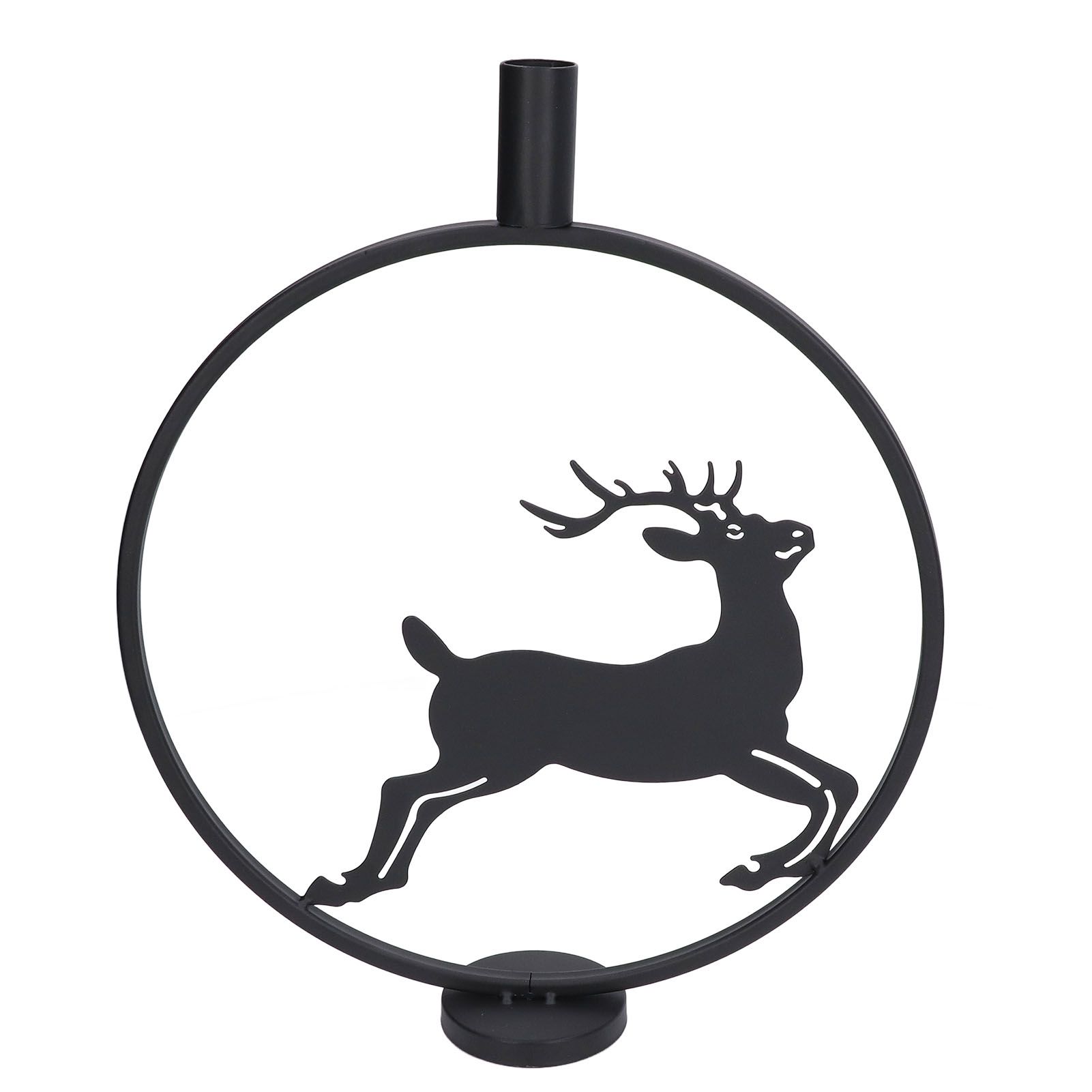 Deer Candle Holder Black European Style Tealight Holder Wall Decoration for Wedding Party - Image 3