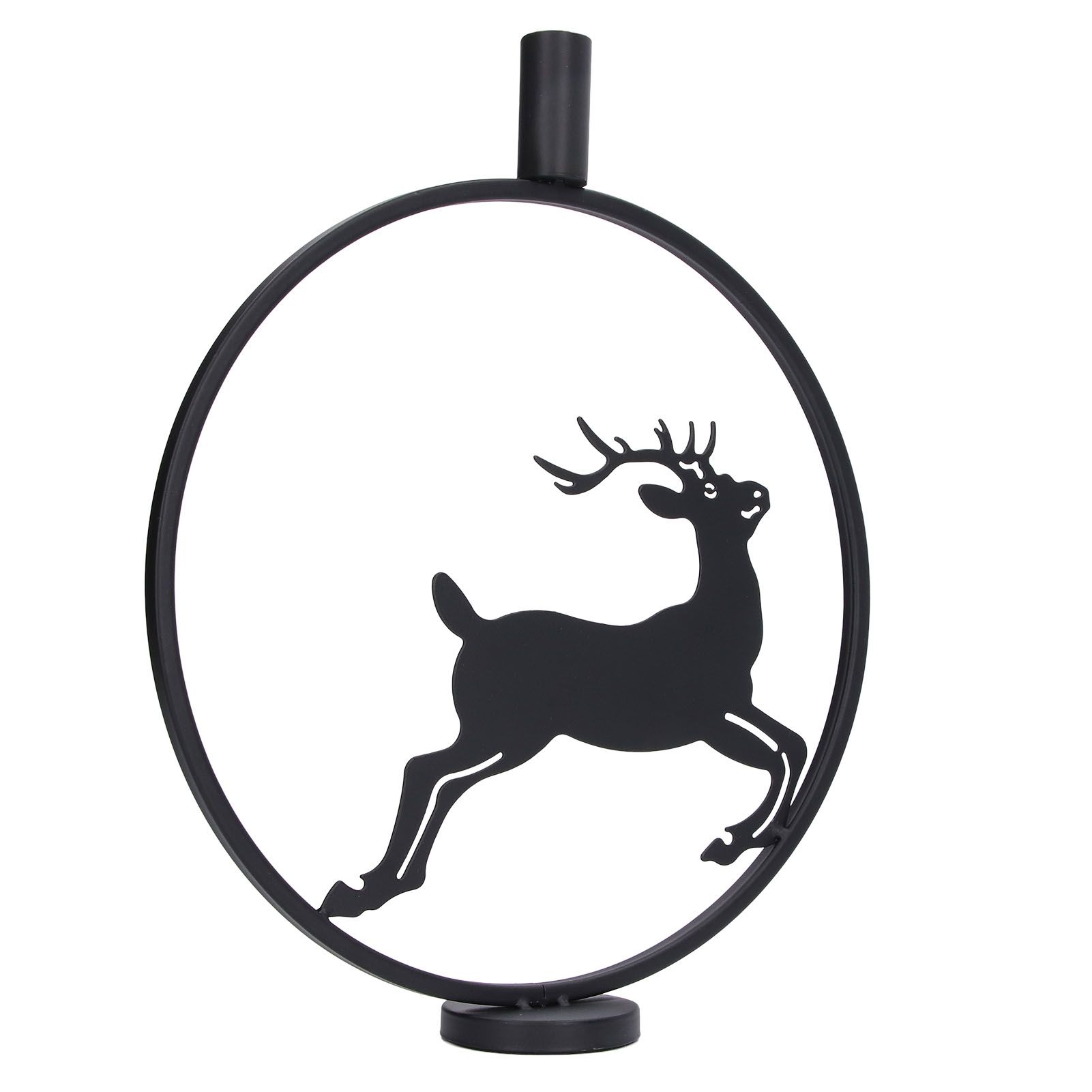 Deer Candle Holder Black European Style Tealight Holder Wall Decoration for Wedding Party - Image 4