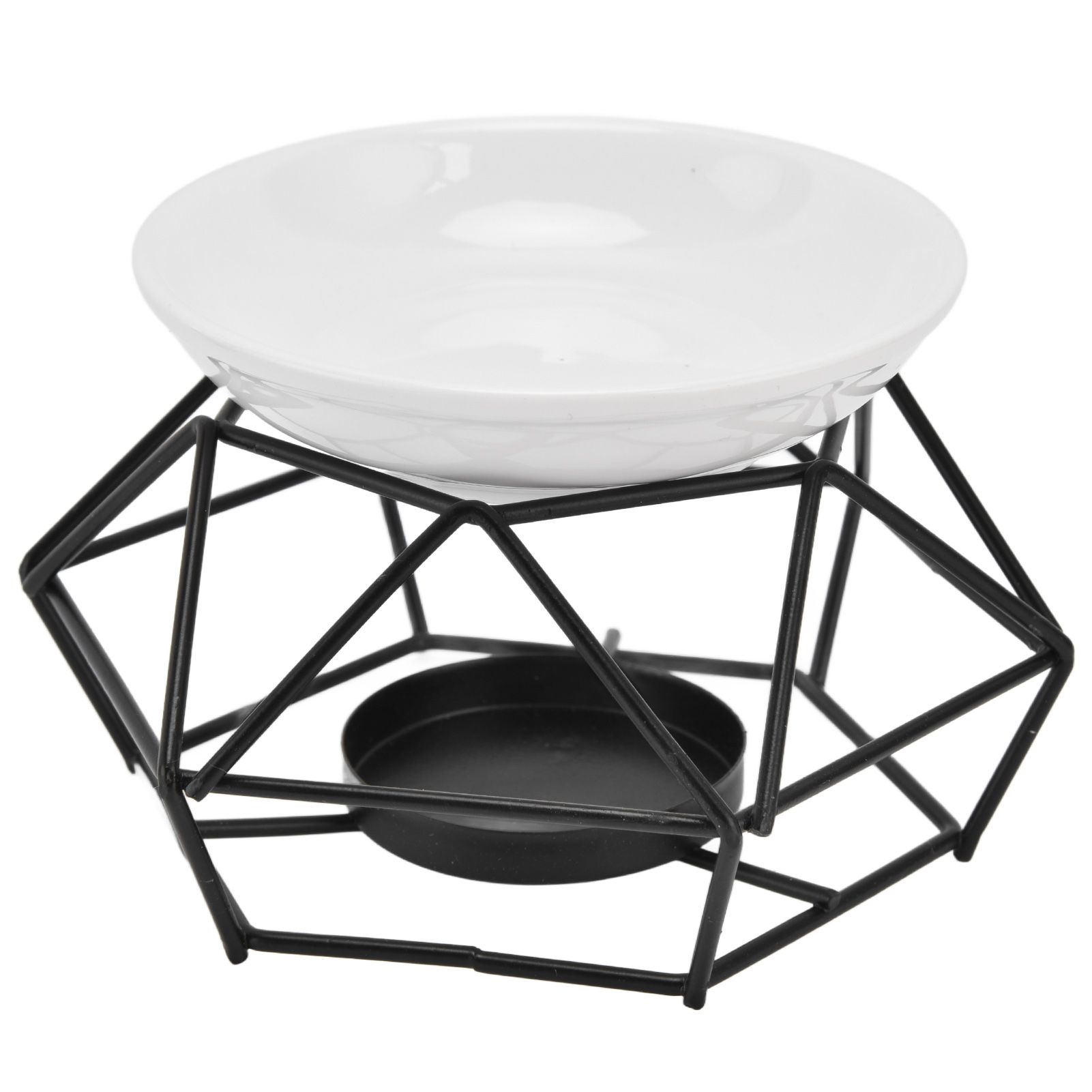 Essential Oil Burners Simple Stylish Design Beautiful Practical Easy to Clean Aromatherapy Metal Candle Holder for Home - Image 1