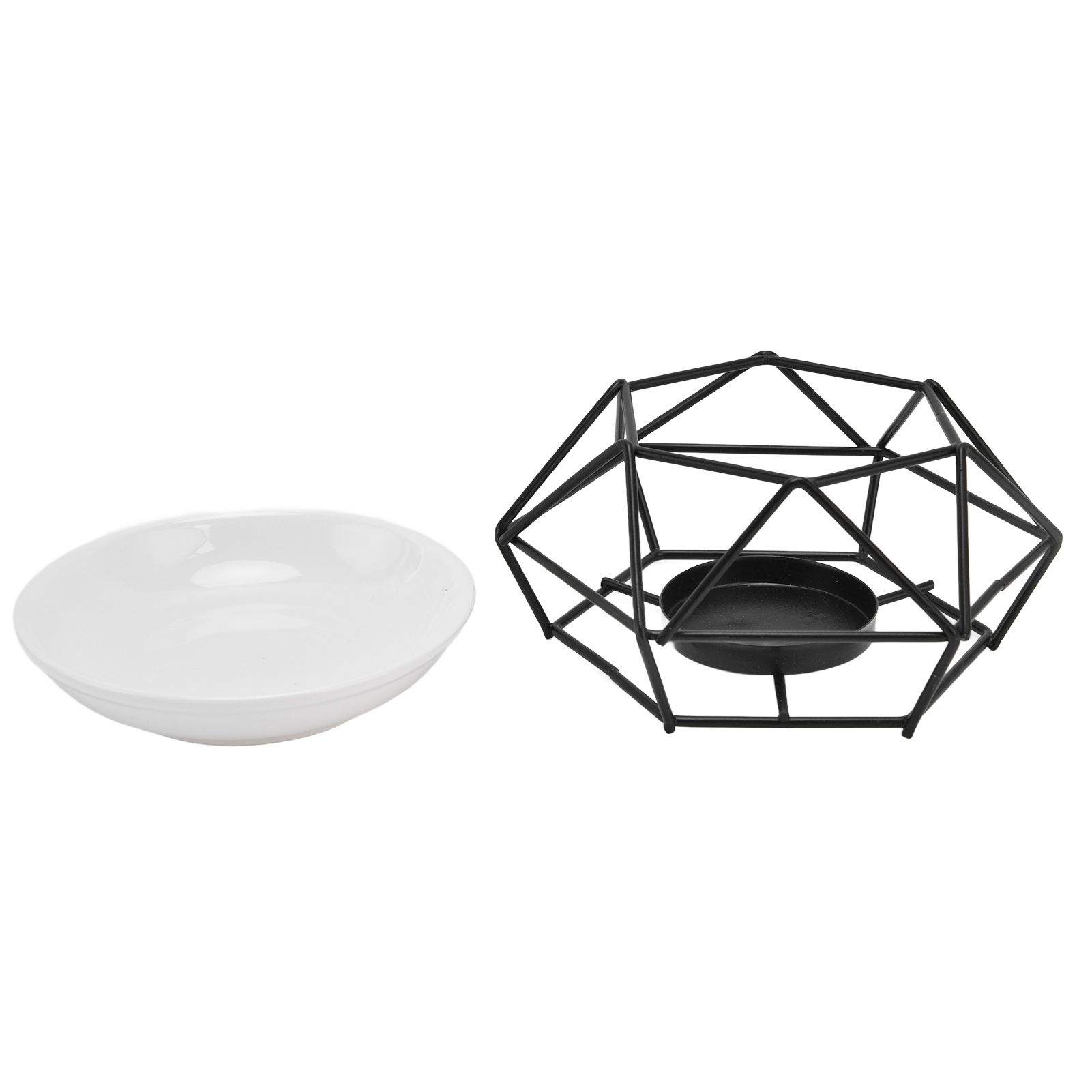 Essential Oil Burners Simple Stylish Design Beautiful Practical Easy to Clean Aromatherapy Metal Candle Holder for Home - Image 3