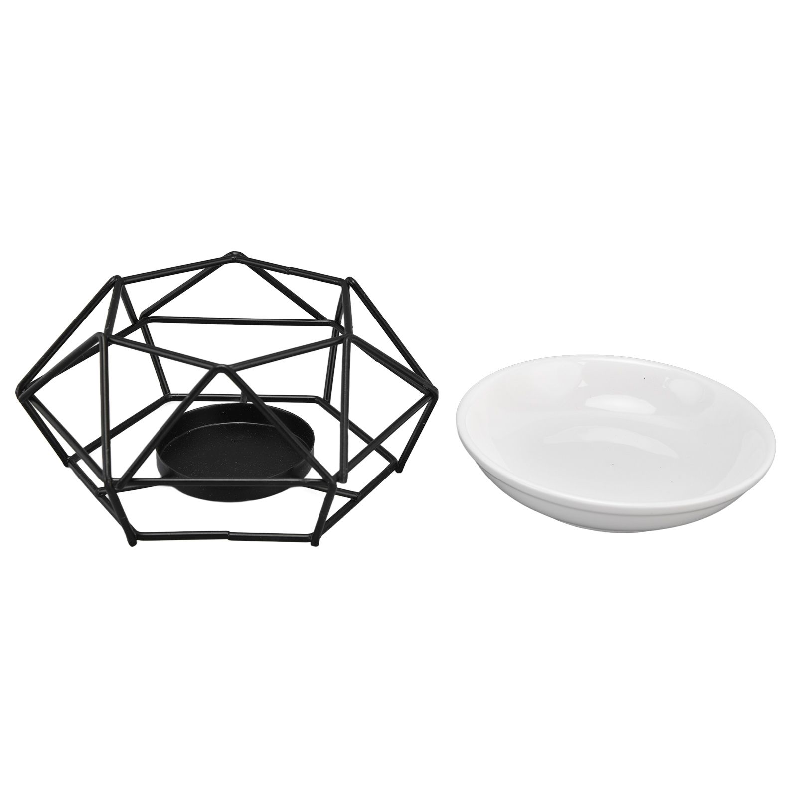 Essential Oil Burners Simple Stylish Design Beautiful Practical Easy to Clean Aromatherapy Metal Candle Holder for Home - Image 4