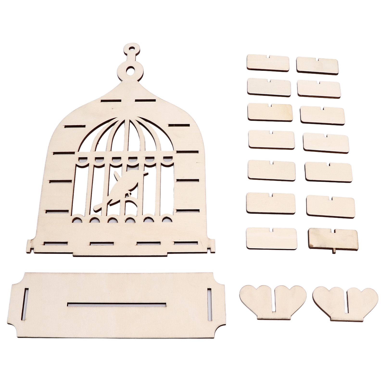 Wooden Chocolate Display Stand Bird Cage Style Dessert Display Shelves Decoration for Wedding Party Decoration - Image 2