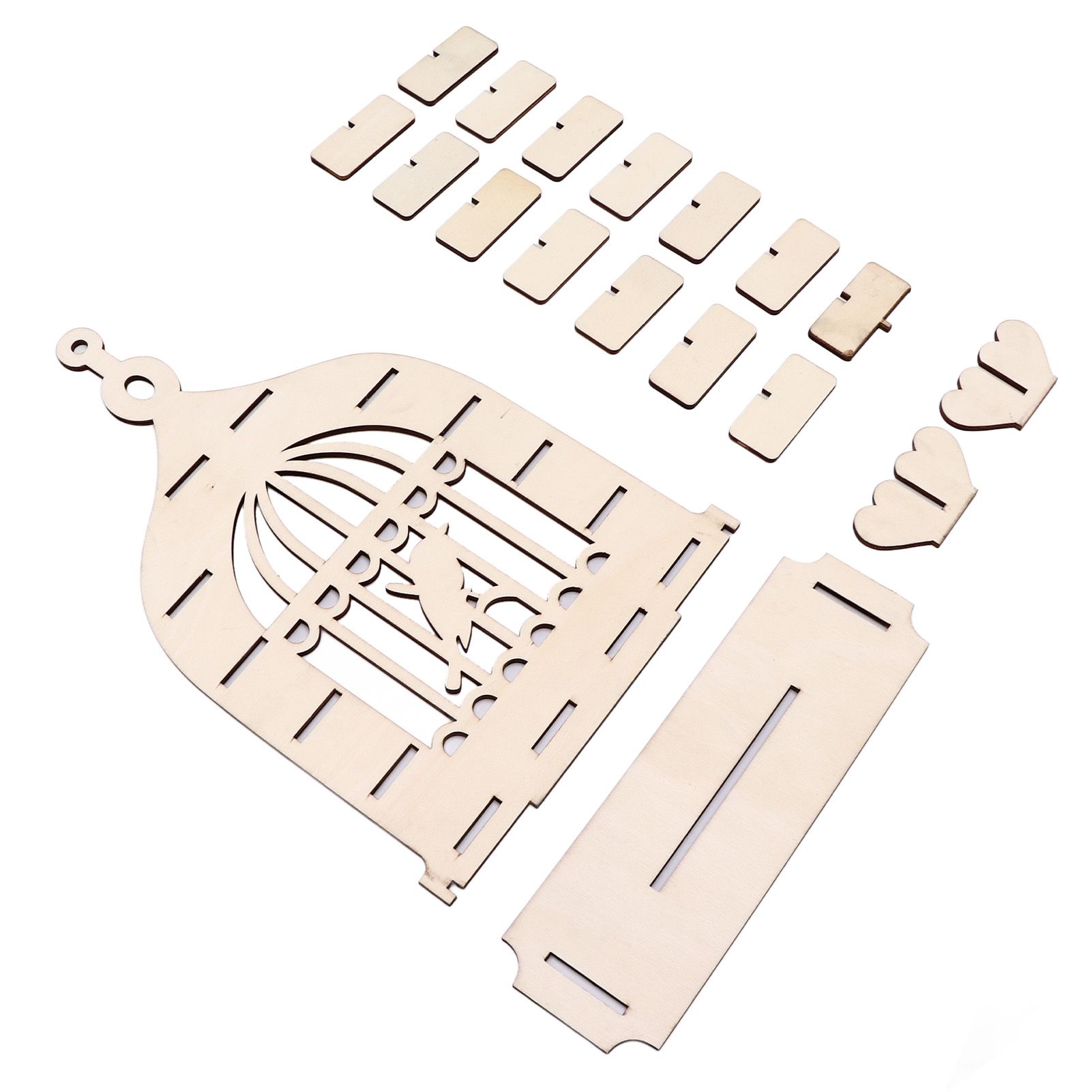 Wooden Chocolate Display Stand Bird Cage Style Dessert Display Shelves Decoration for Wedding Party Decoration - Image 4