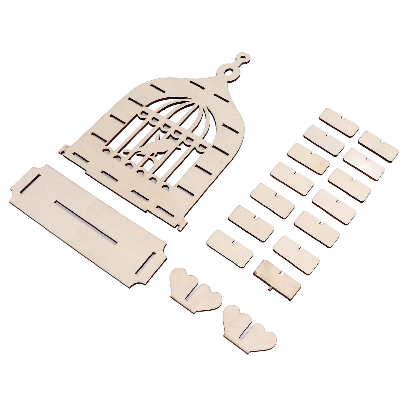Wooden Chocolate Display Stand Bird Cage Style Dessert Display Shelves Decoration for Wedding Party Decoration - Image 5