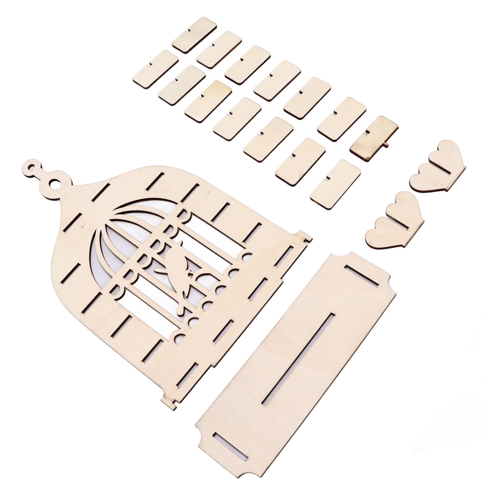 Wooden Chocolate Display Stand Bird Cage Style Dessert Display Shelves Decoration for Wedding Party Decoration - Image 8