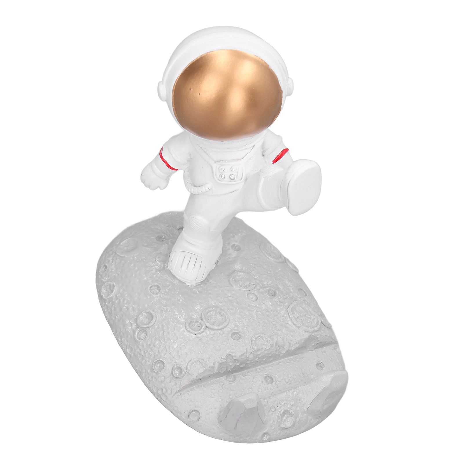 Mobile Phone Holder Astronaut Shape Exquisite Beautiful Environmentally Friendly Bracket OrnamentGolden Astronaut Kick - Image 5