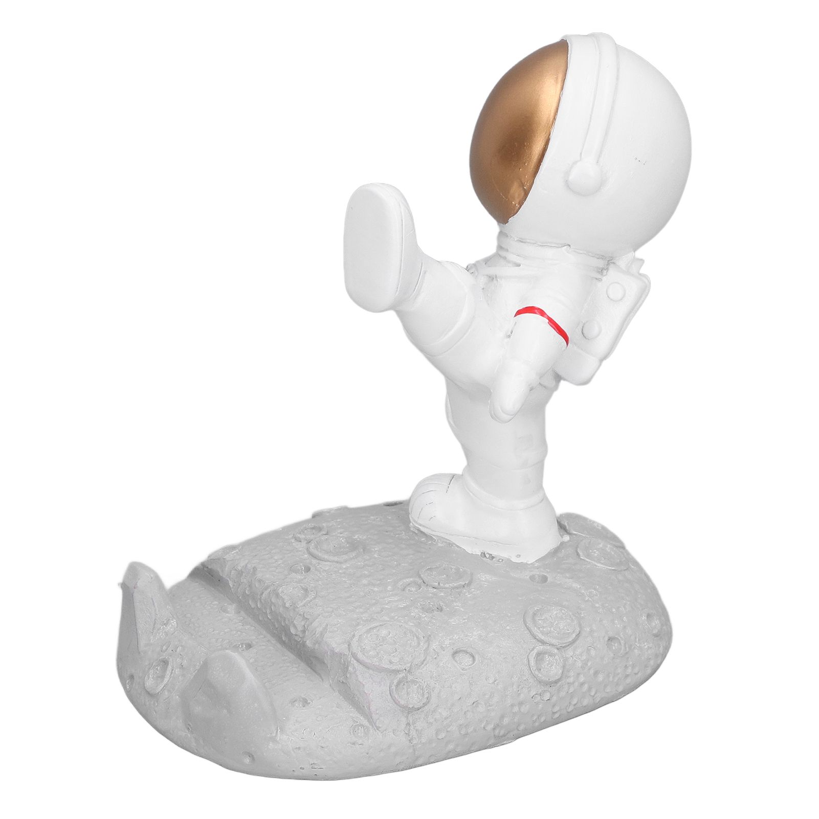 Mobile Phone Holder Astronaut Shape Exquisite Beautiful Environmentally Friendly Bracket OrnamentGolden Astronaut Kick - Image 8