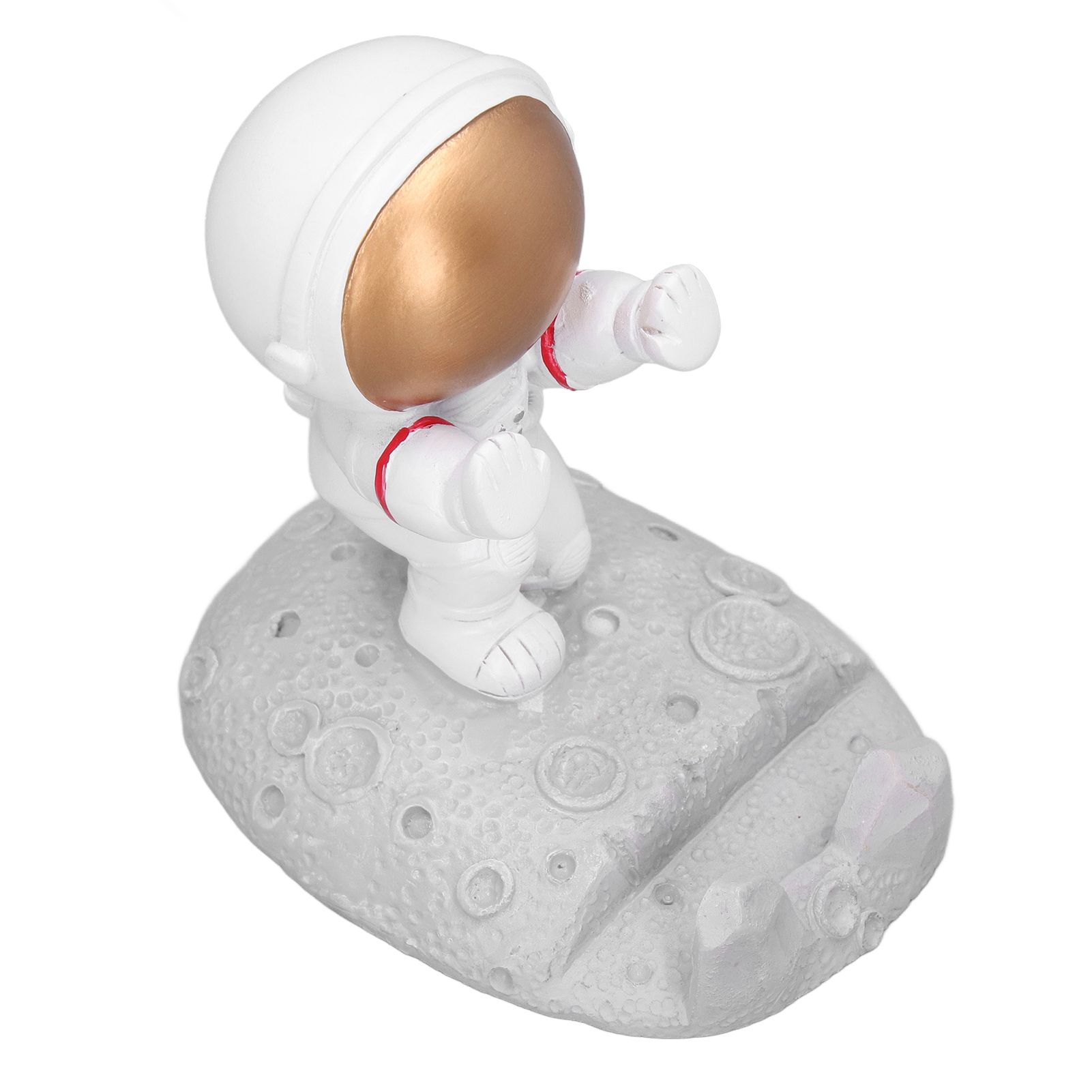 Mobile Phone Holder Astronaut Shape Exquisite Beautiful Environmentally Friendly Bracket OrnamentGolden Astronaut Push - Image 7