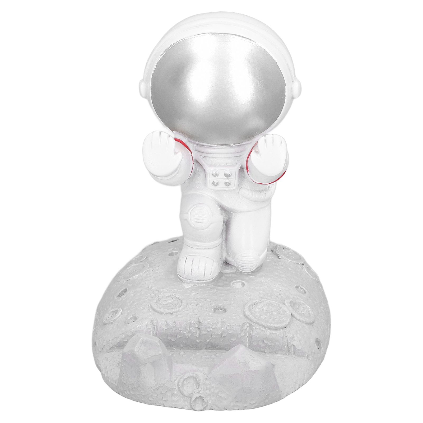 Mobile Phone Holder Astronaut Shape Exquisite Beautiful Environmentally Friendly Bracket OrnamentSilver Astronaut Push - Image 3