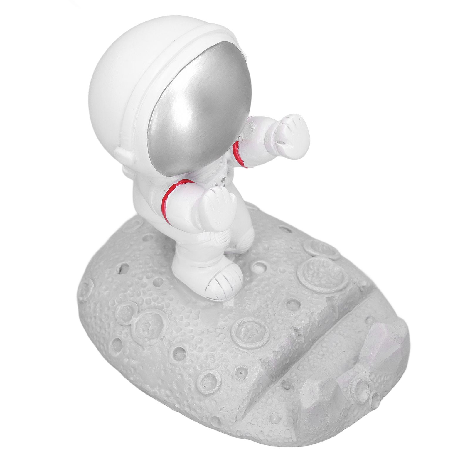 Mobile Phone Holder Astronaut Shape Exquisite Beautiful Environmentally Friendly Bracket OrnamentSilver Astronaut Push - Image 4