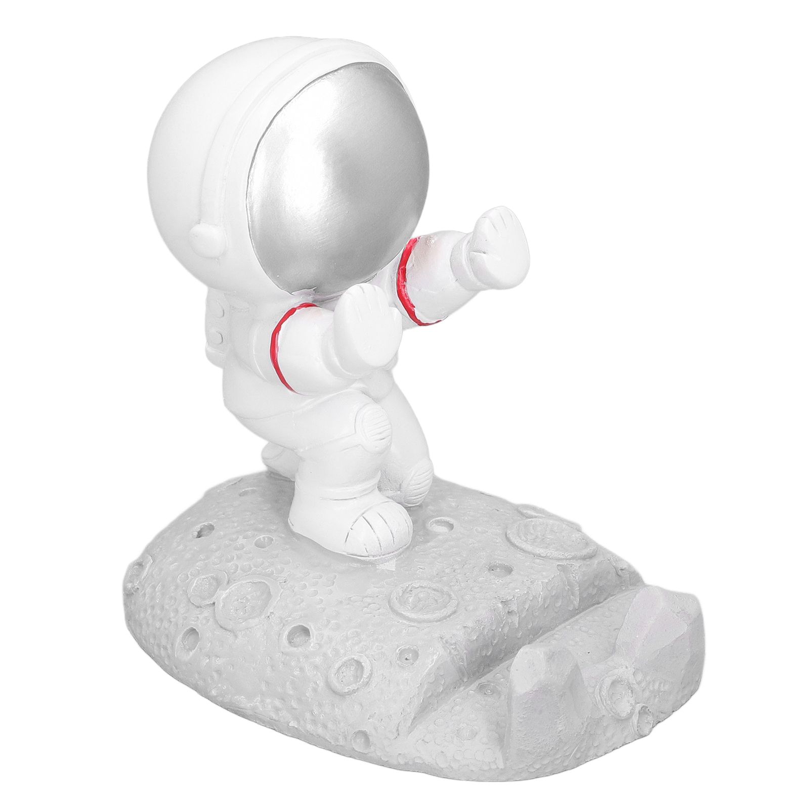 Mobile Phone Holder Astronaut Shape Exquisite Beautiful Environmentally Friendly Bracket OrnamentSilver Astronaut Push - Image 7