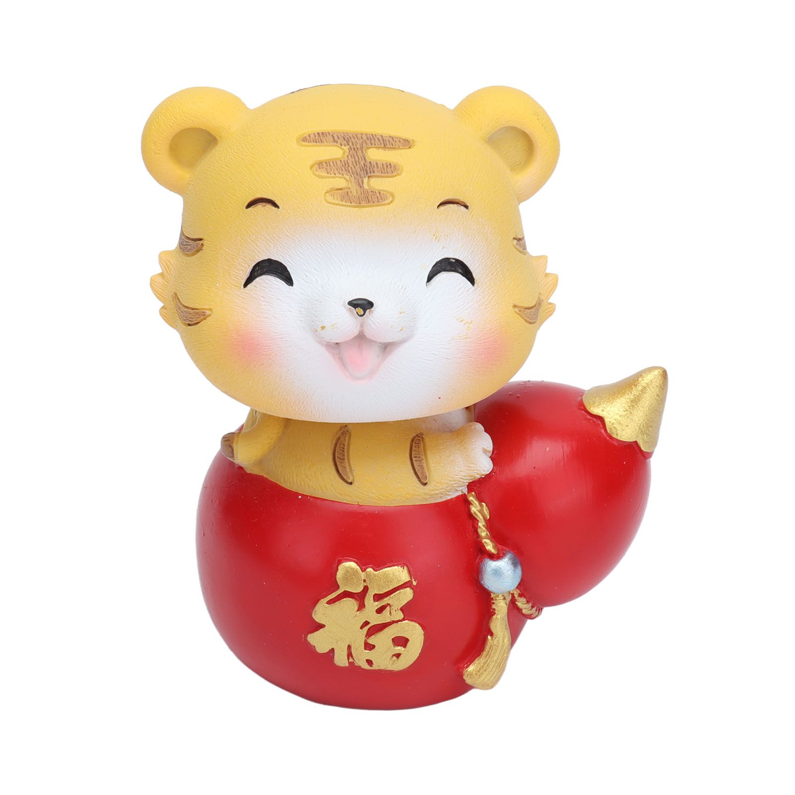 Tiger Ornament Premium Resin Cute Exquisite Bright Colors Durable Wide Application Tiger ToyBlessing Tiger - Image 8