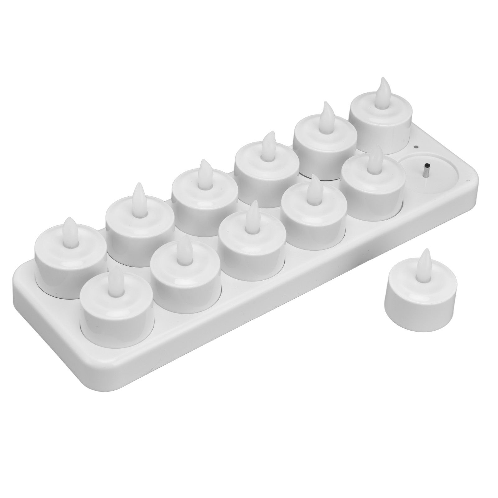100‑240V Rechargeable Tealight Candle Lamp Reusable Flameless Cordless LED Candles LightsAU Plug - Image 4