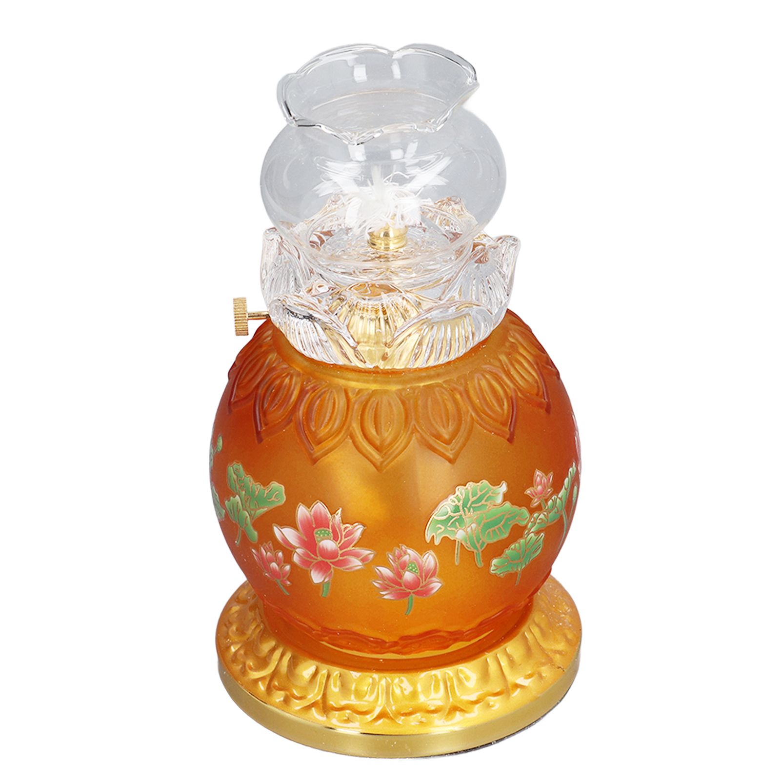 Buddhist Temple Flower Light Glazed Buddha Oil Lamp for Churches Temple Shops Sacrifices - Image 5