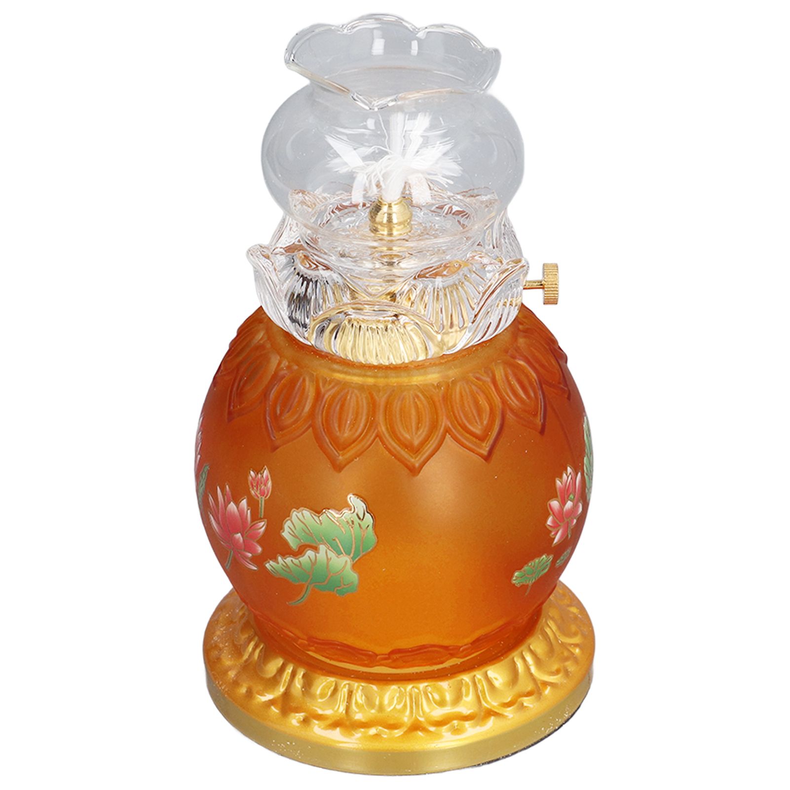 Buddhist Temple Flower Light Glazed Buddha Oil Lamp for Churches Temple Shops Sacrifices - Image 6