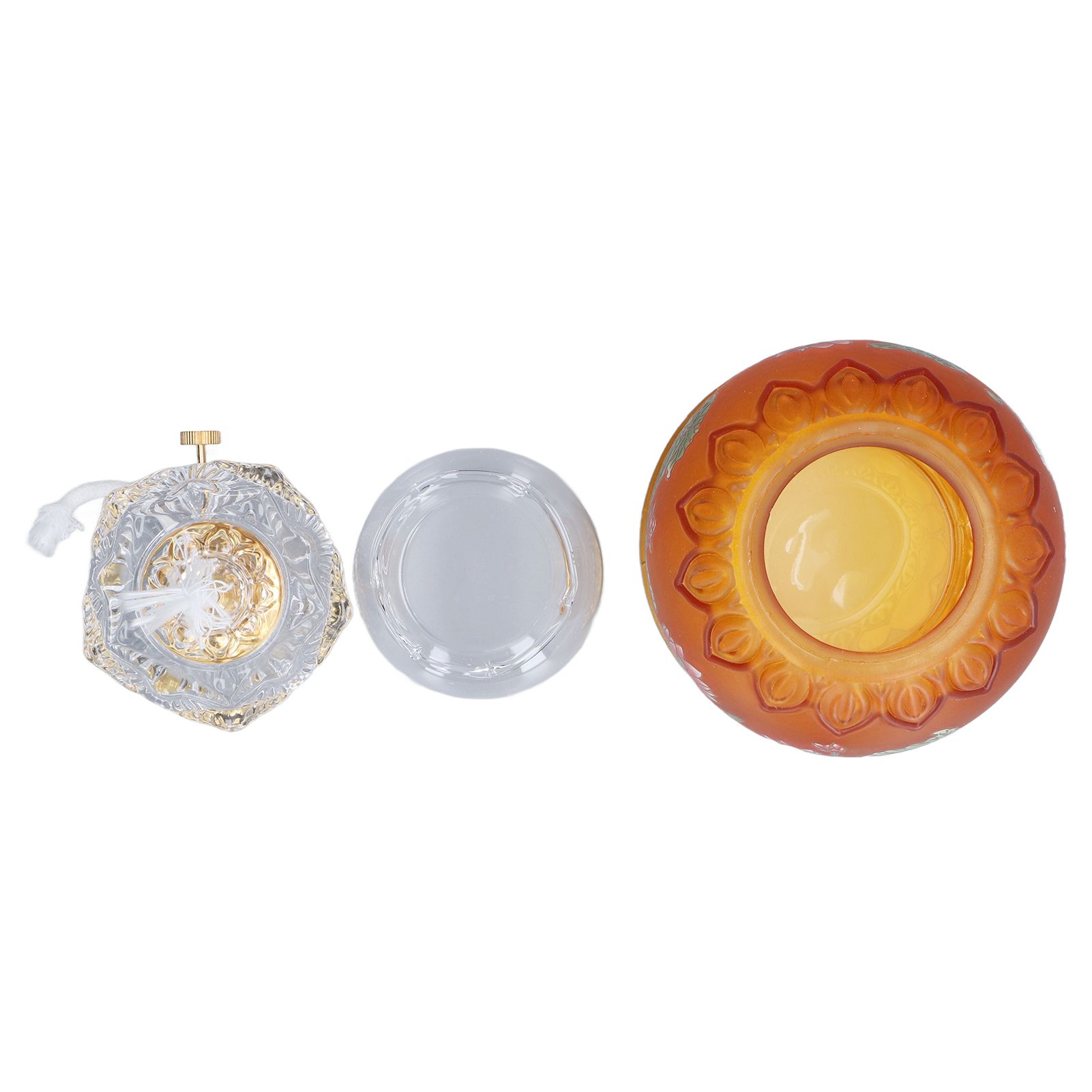 Buddhist Temple Flower Light Glazed Buddha Oil Lamp for Churches Temple Shops Sacrifices - Image 8