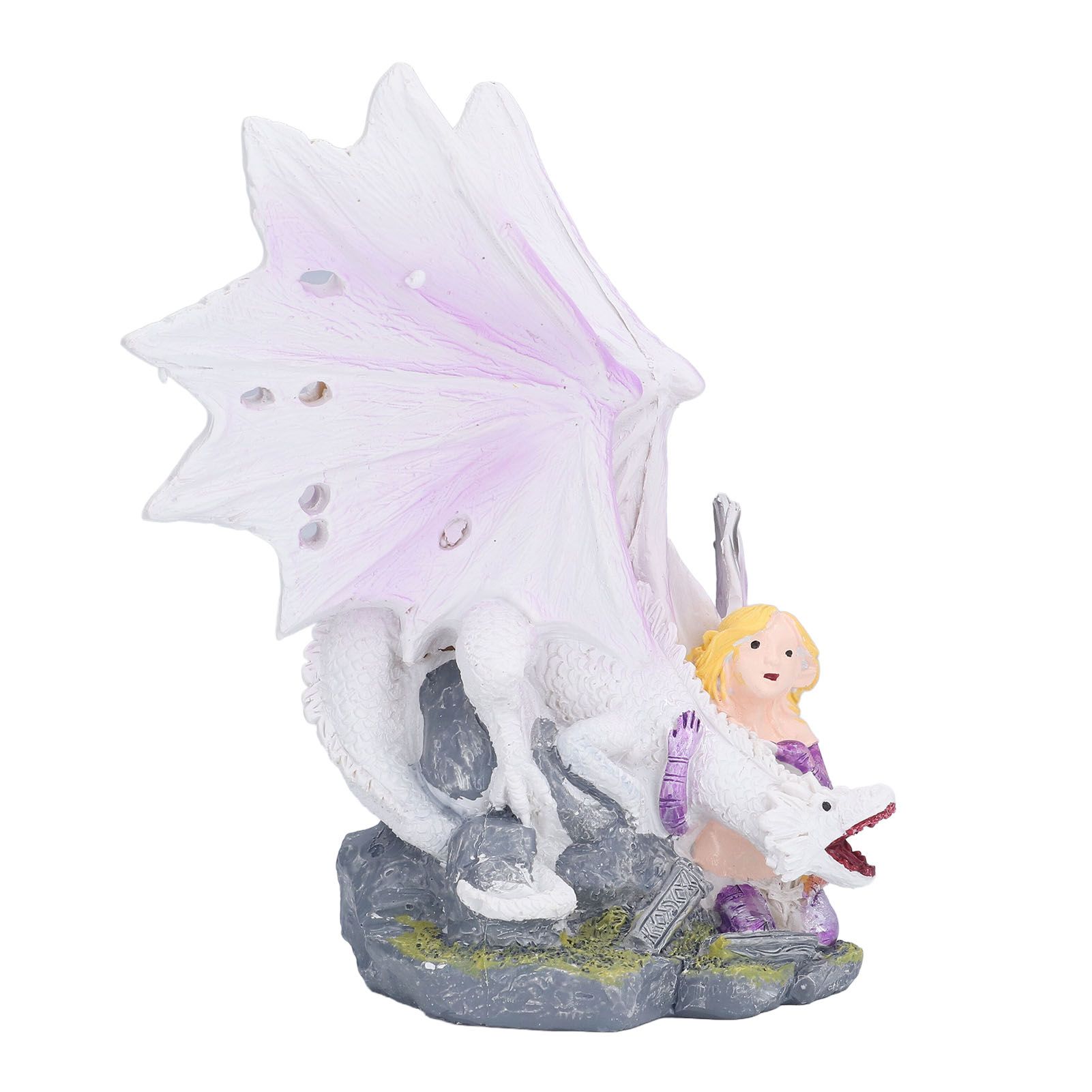Dragon Girl Desktop Ornament Standing Sculpture Resin Bedroom Decoration Statue for Living Room Office - Image 2