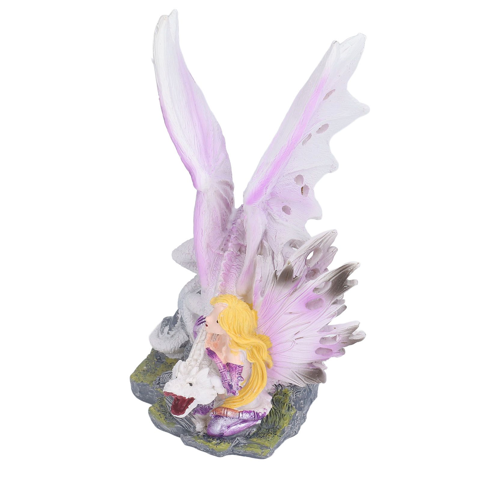Dragon Girl Desktop Ornament Standing Sculpture Resin Bedroom Decoration Statue for Living Room Office - Image 4