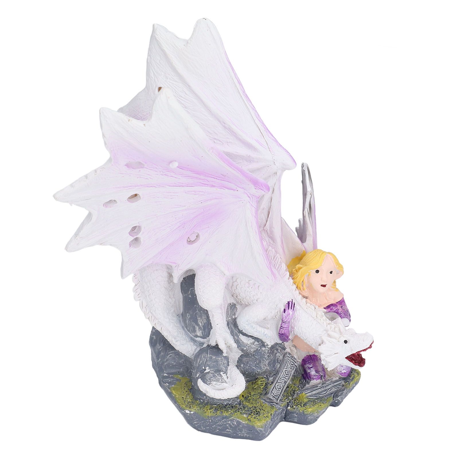 Dragon Girl Desktop Ornament Standing Sculpture Resin Bedroom Decoration Statue for Living Room Office - Image 5