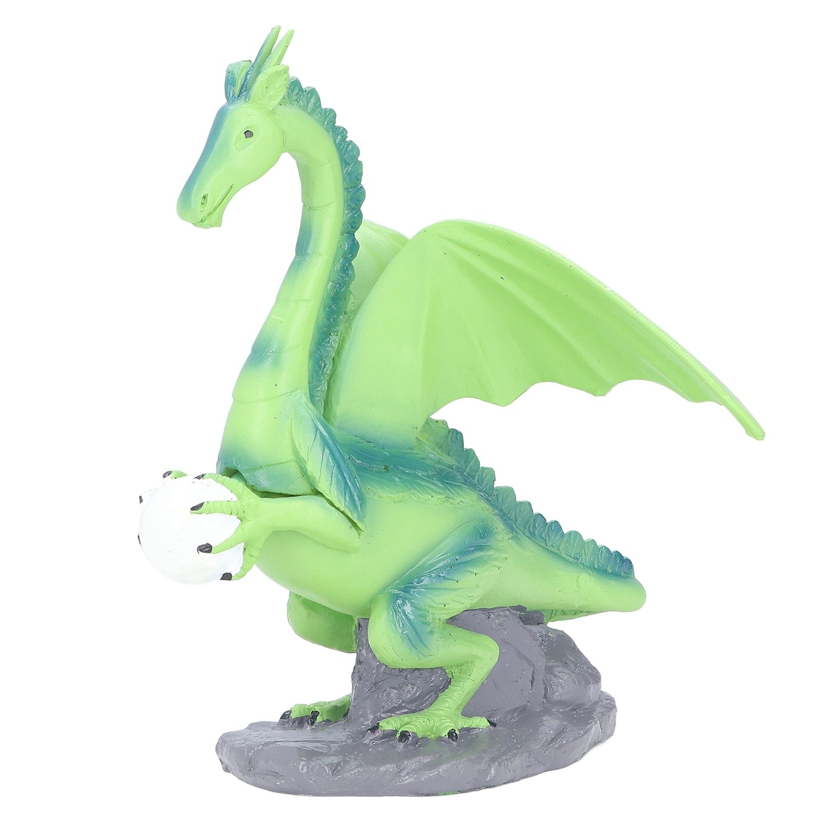Resin Flying Dragon Statue Holding Ball Dragon Sculpture Decoration for Bedroom Study Room Garden Corridor Hallway - Image 1