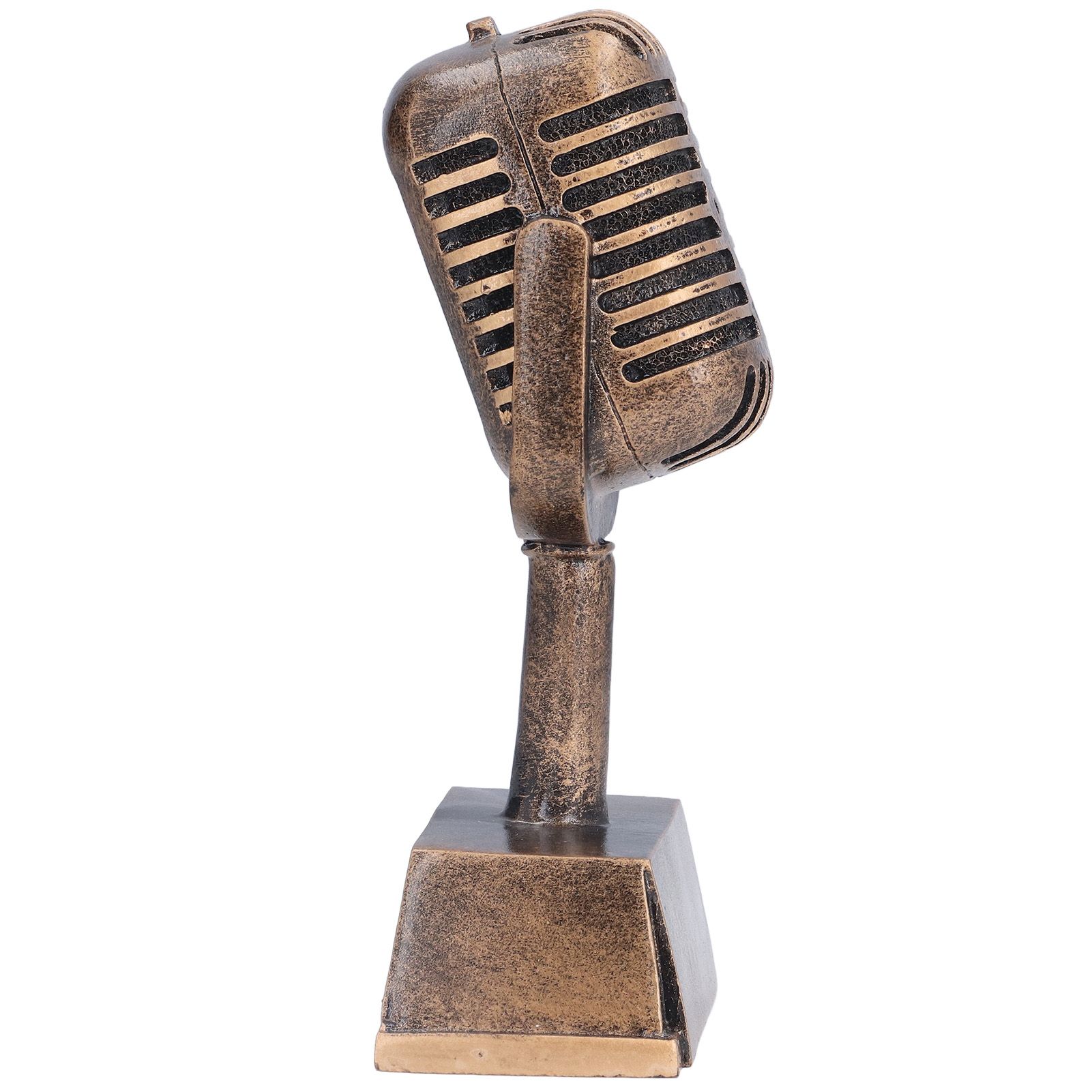 Music Award Trophy Synthetic Resin Decorative Microphone Tabletop Ornament for Home Singing Competition - Image 3