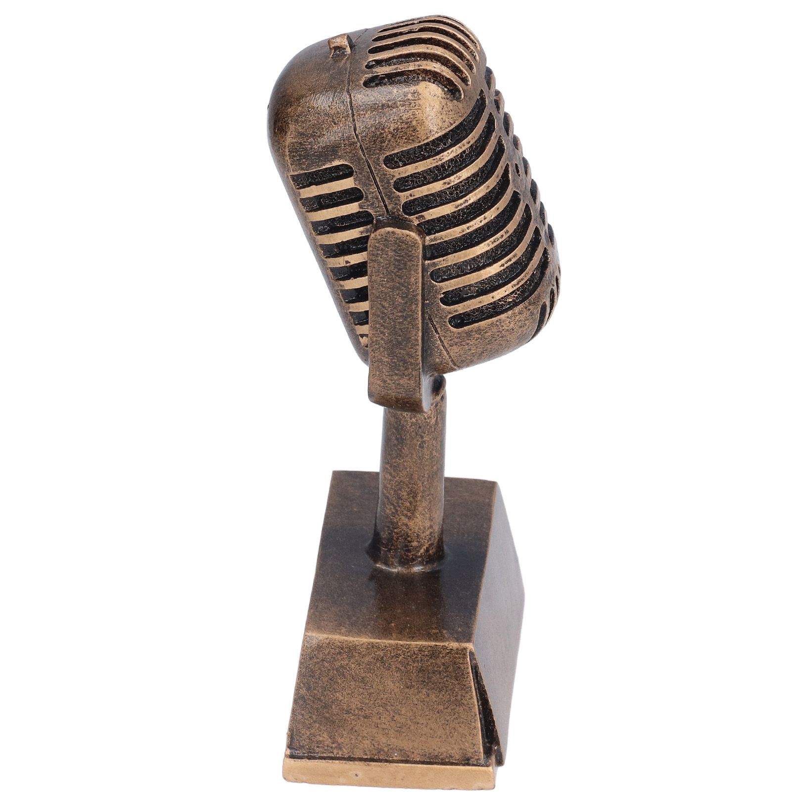 Music Award Trophy Synthetic Resin Decorative Microphone Tabletop Ornament for Home Singing Competition - Image 4
