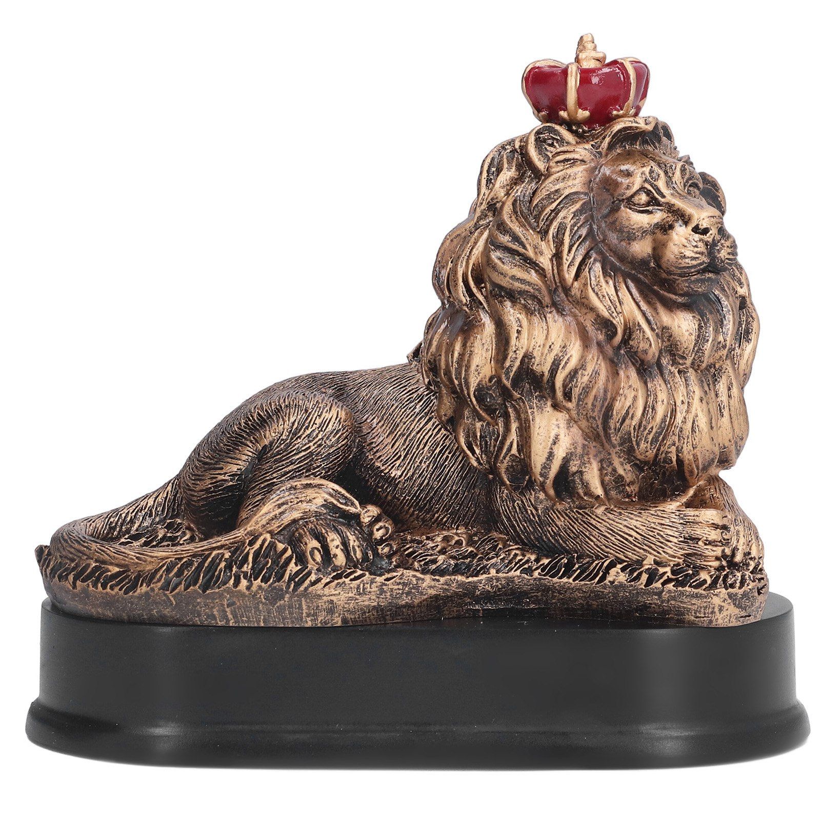 Lion Sculpture Decorative Lion Resin Statue for Home Decoration Farm Living Room Porch Christmas Ornament - Image 1