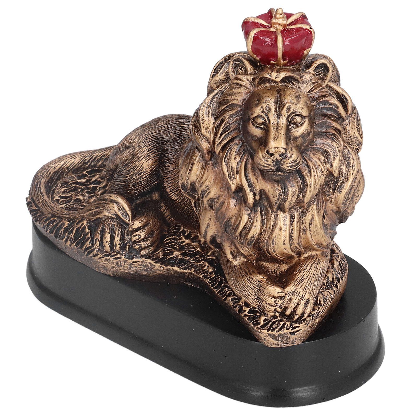 Lion Sculpture Decorative Lion Resin Statue for Home Decoration Farm Living Room Porch Christmas Ornament - Image 2