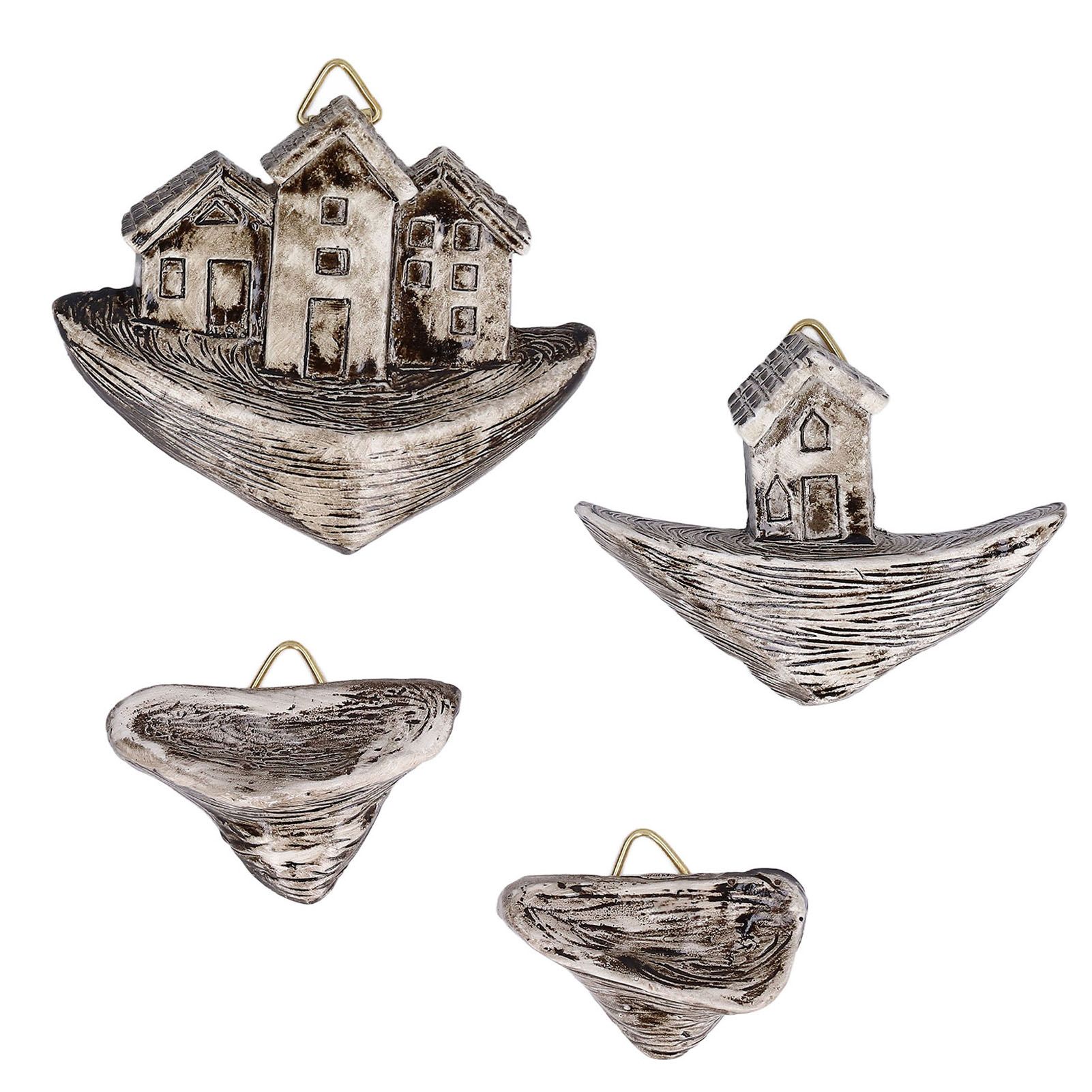 Resin Micro Landscape Small House Decoration Lifelike Shape Fish Aquarium Decor for Household - Image 1