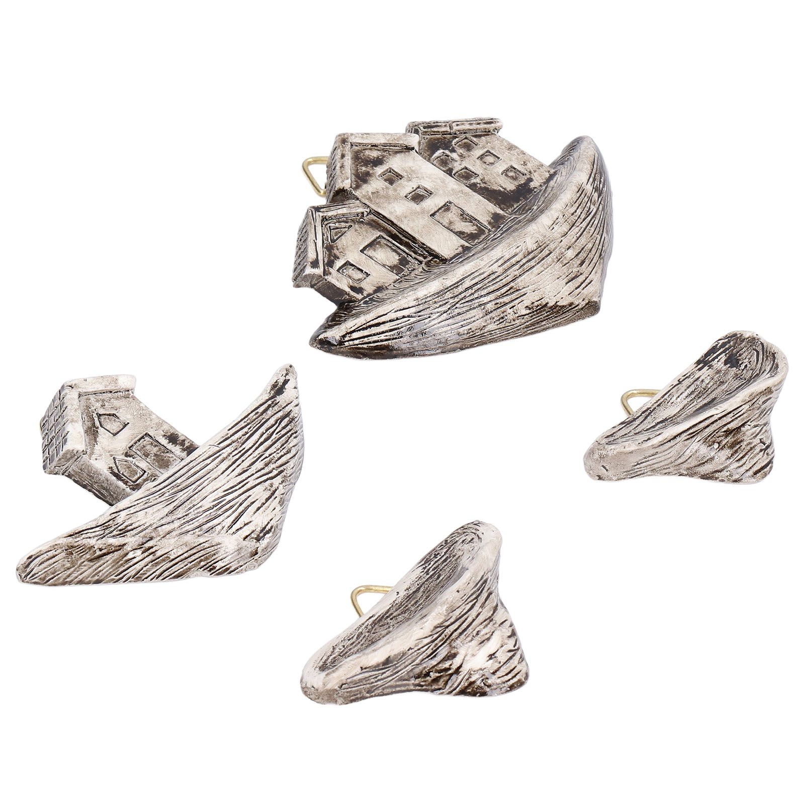 Resin Micro Landscape Small House Decoration Lifelike Shape Fish Aquarium Decor for Household - Image 2