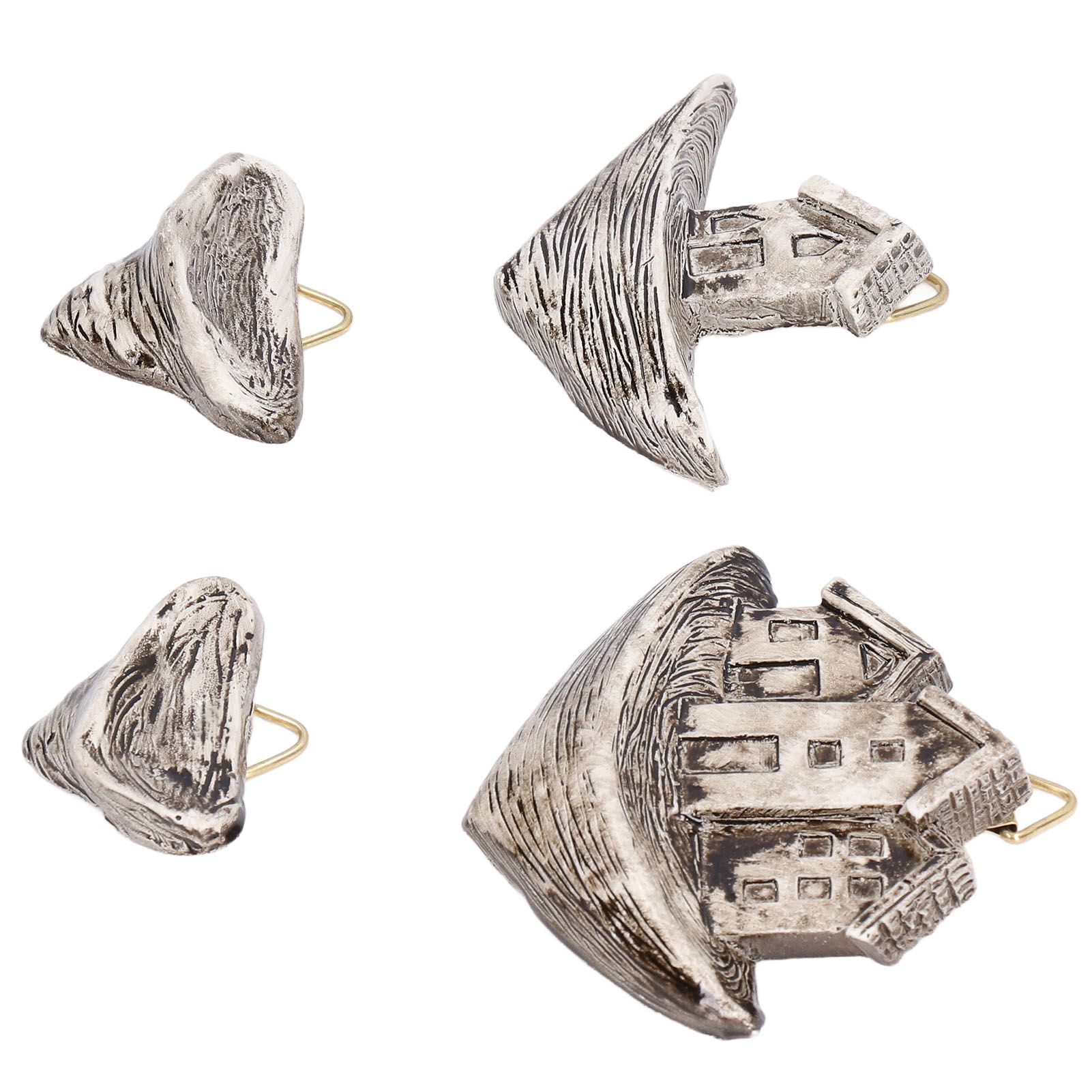 Resin Micro Landscape Small House Decoration Lifelike Shape Fish Aquarium Decor for Household - Image 4