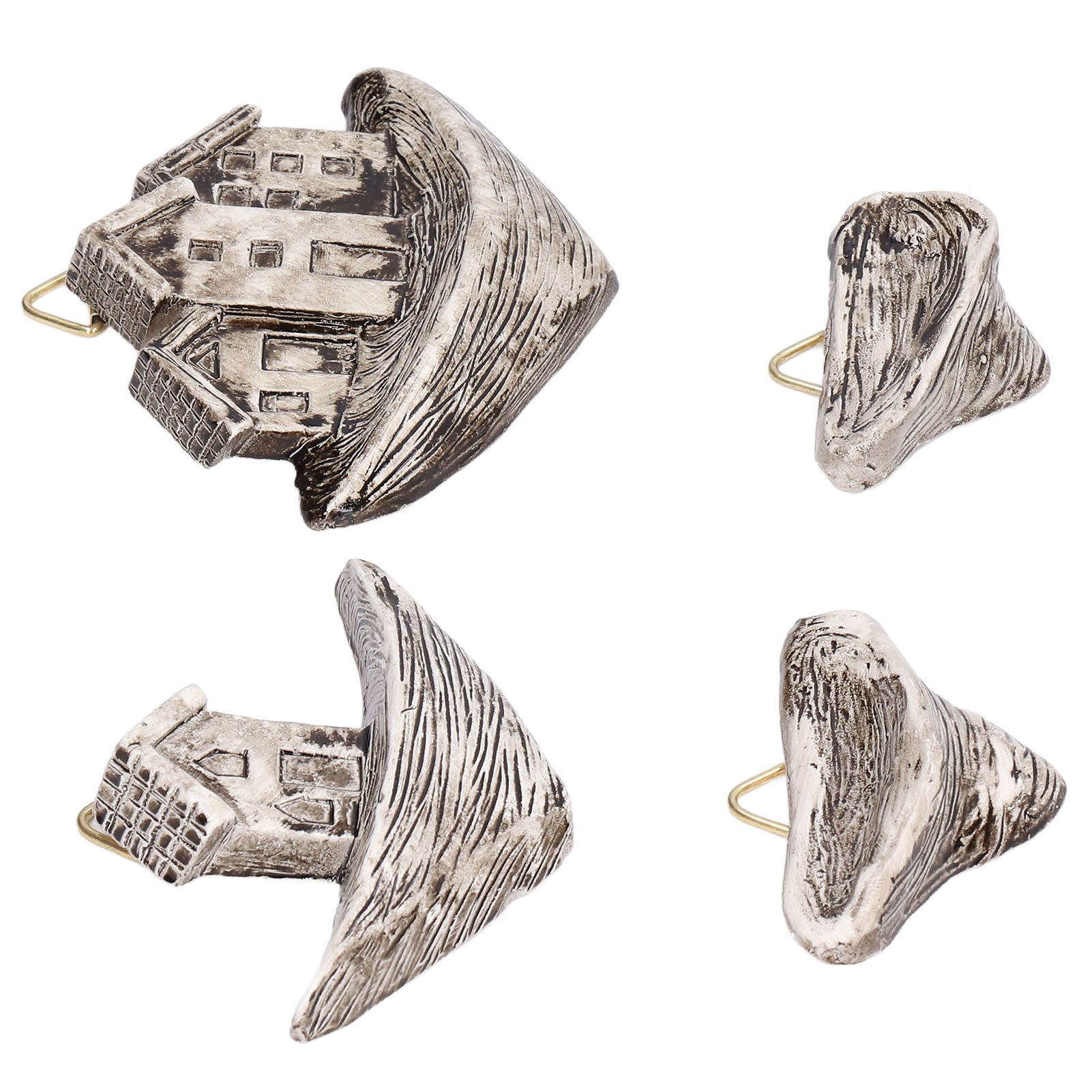 Resin Micro Landscape Small House Decoration Lifelike Shape Fish Aquarium Decor for Household - Image 5
