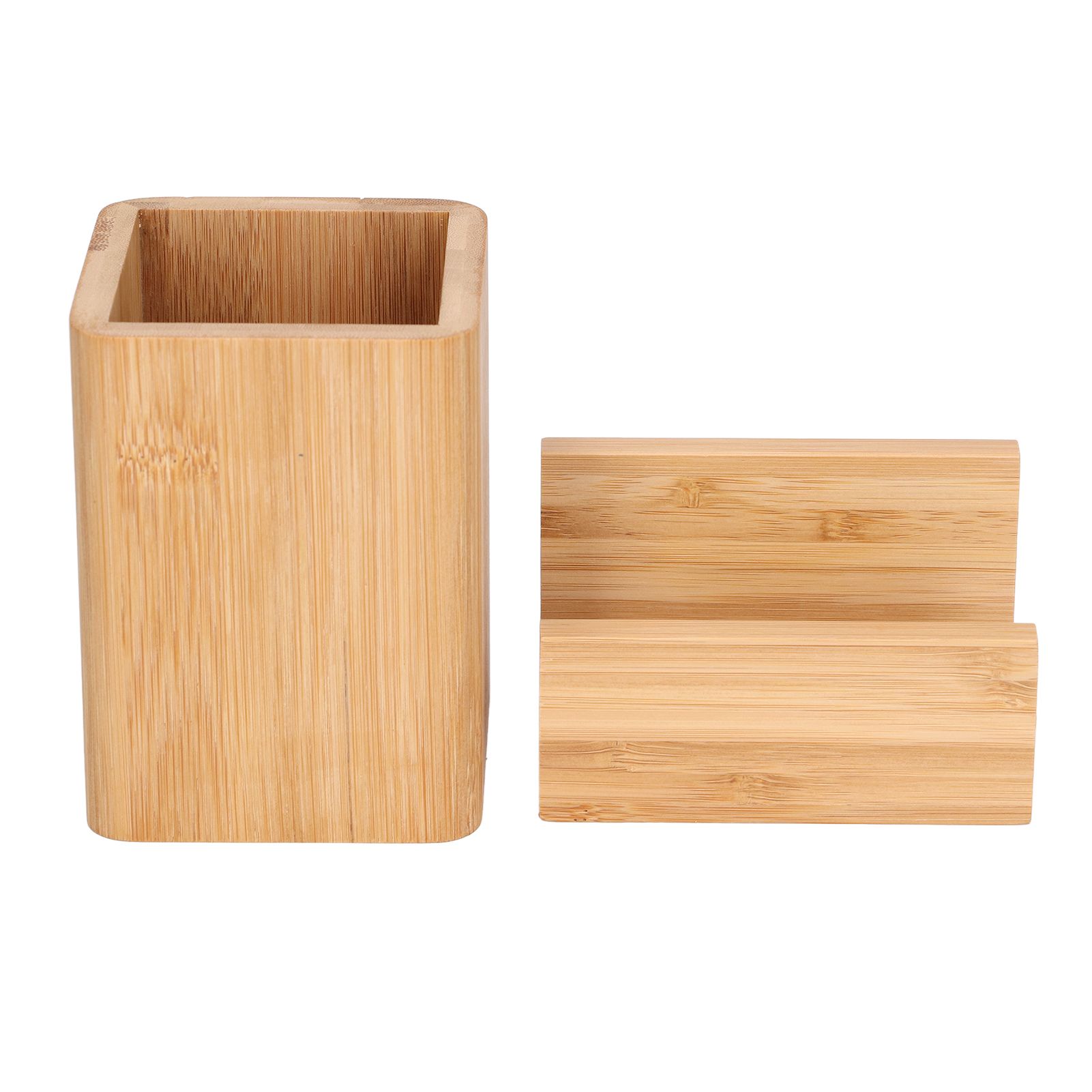 Pen Holder Sturdy Durable Environmentally Friendly Stationery Storage Organizer with Business Card Holder - Image 1