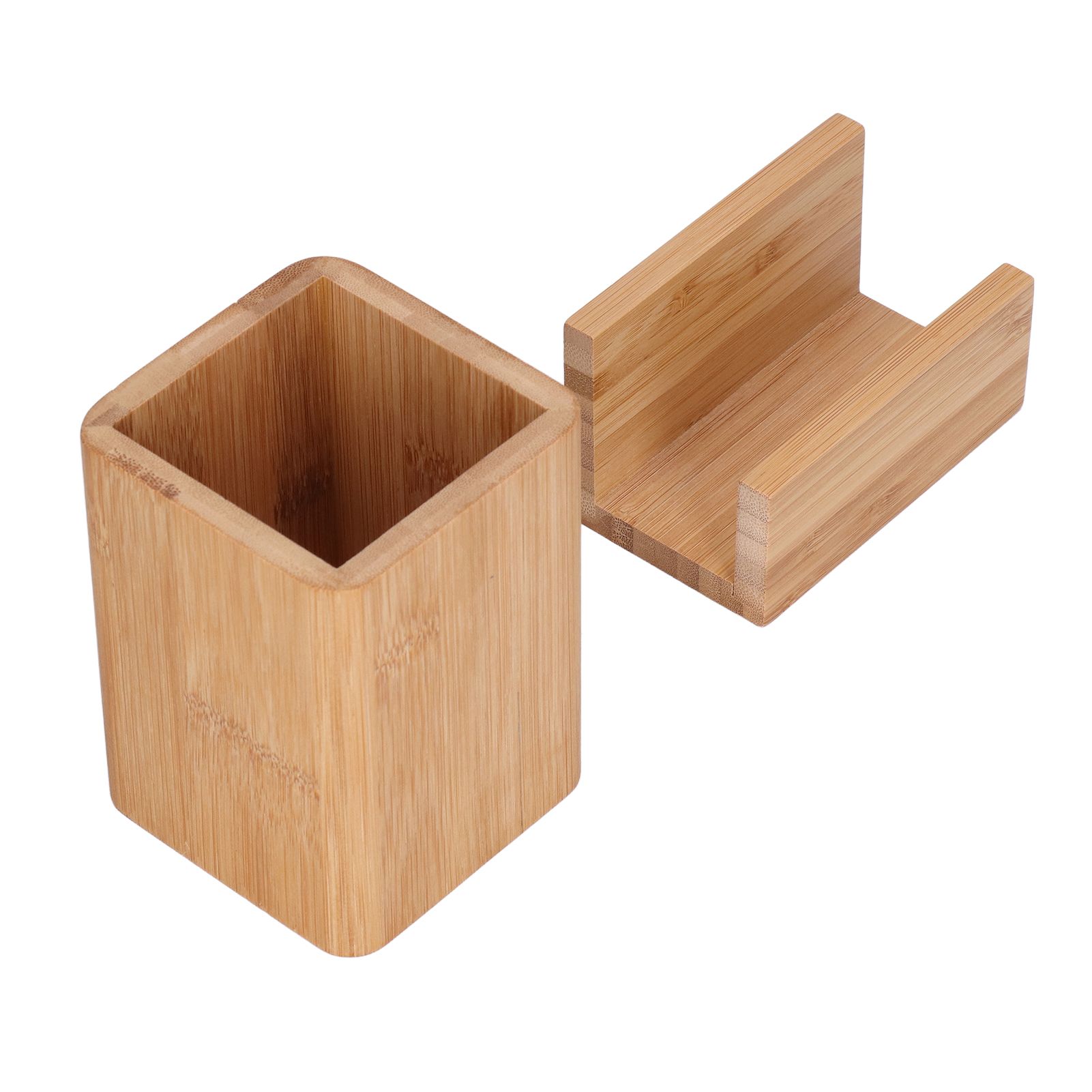 Pen Holder Sturdy Durable Environmentally Friendly Stationery Storage Organizer with Business Card Holder - Image 2