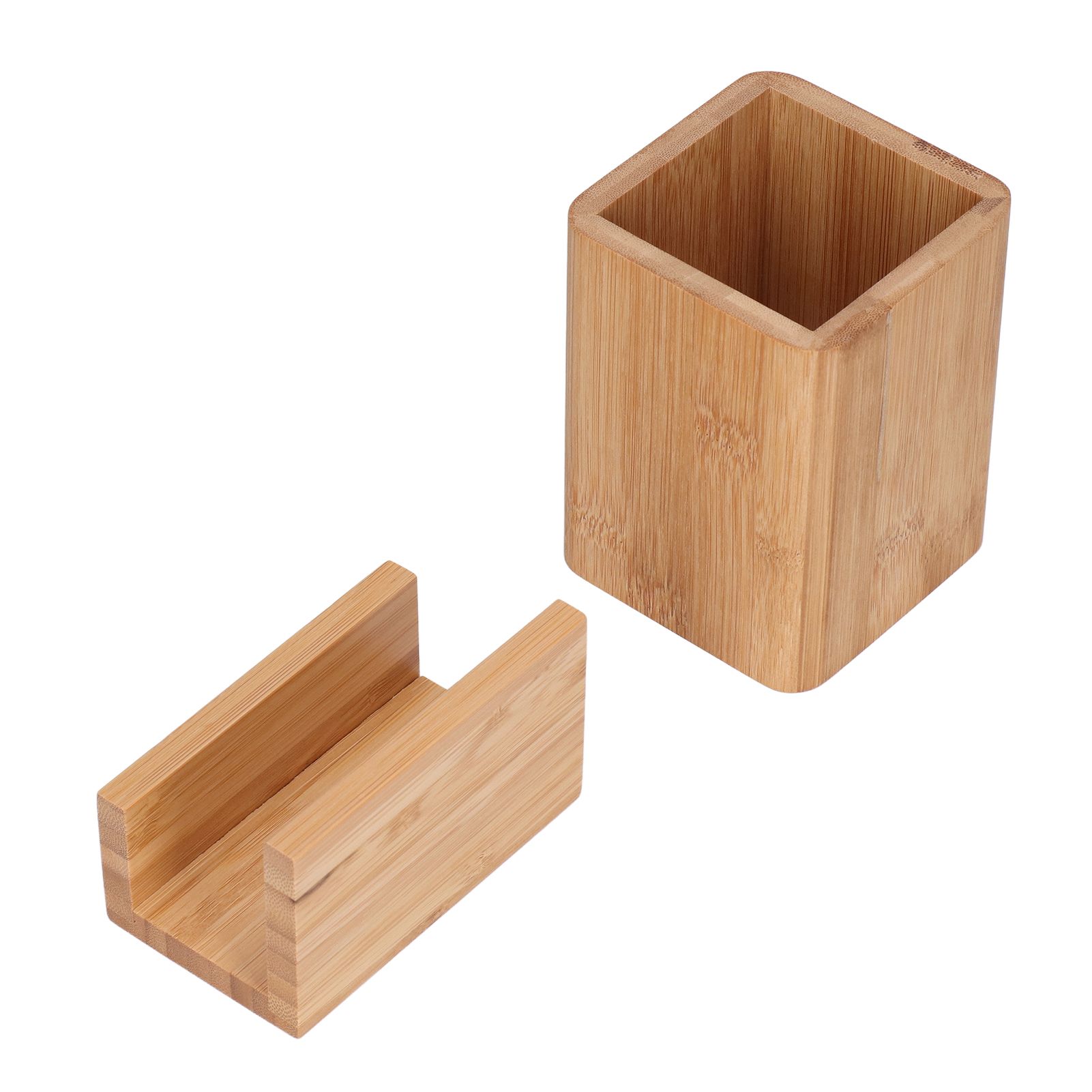 Pen Holder Sturdy Durable Environmentally Friendly Stationery Storage Organizer with Business Card Holder - Image 5