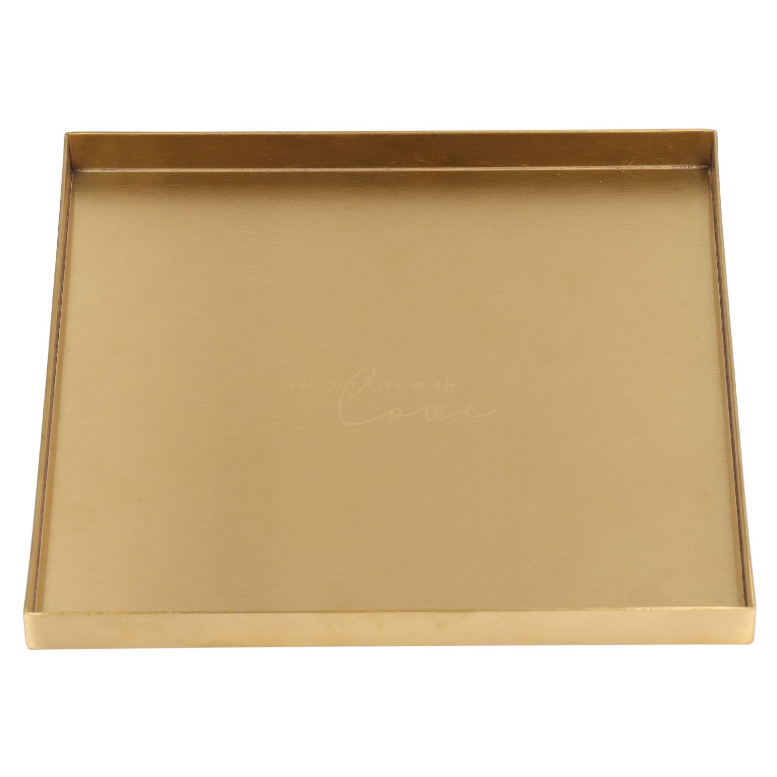 Gold Stainless Steel Tray Decorative Jewelry Dish Makeup Tray Organizer for Drink Breakfast Bars Restaurants - Image 6