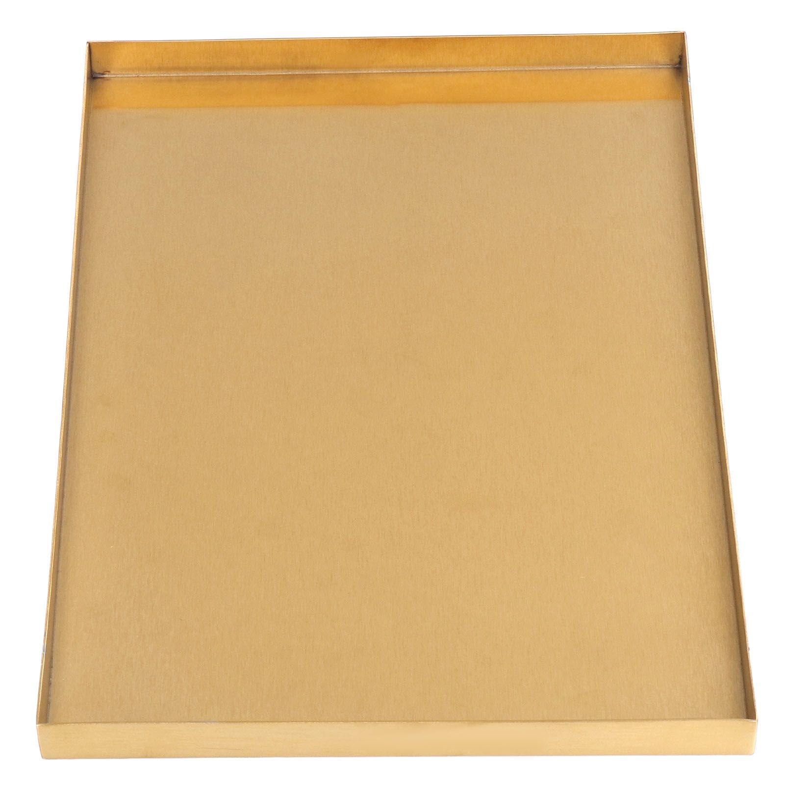 Modern Metal Gold Plate Rectangle Storage Tray Cosmetic Jewelry Display Stainless Steel Tray - Image 4