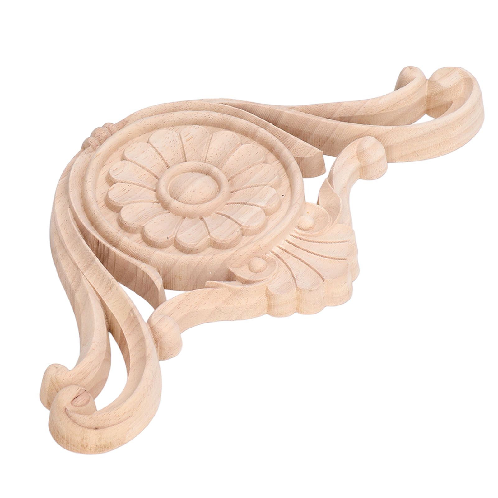Wood Applique Easy Installation Durable Natural Eco Friendly Classic Exquisite Pattern Wood Carving AppliqueType One - Image 3
