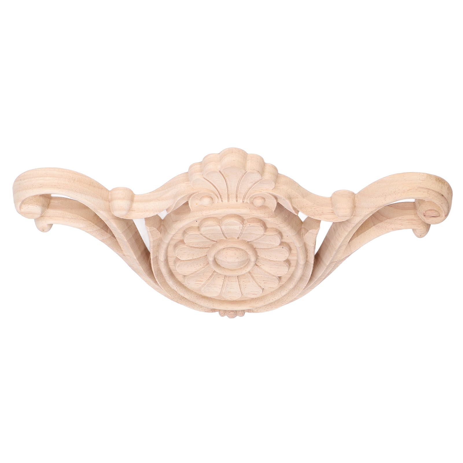 Wood Applique Easy Installation Durable Natural Eco Friendly Classic Exquisite Pattern Wood Carving AppliqueType One - Image 7