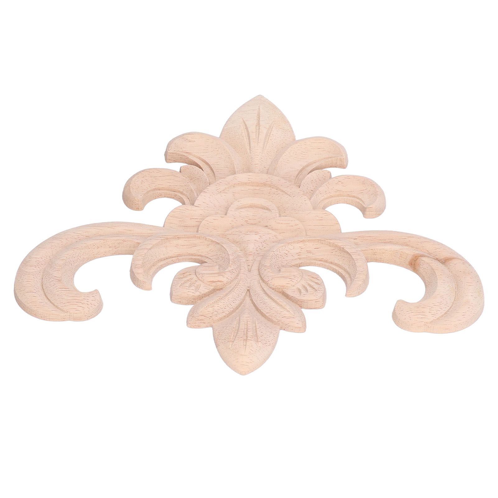 Wood Applique Easy Installation Durable Natural Eco Friendly Classic Exquisite Pattern Wood Carving AppliqueType Two - Image 5