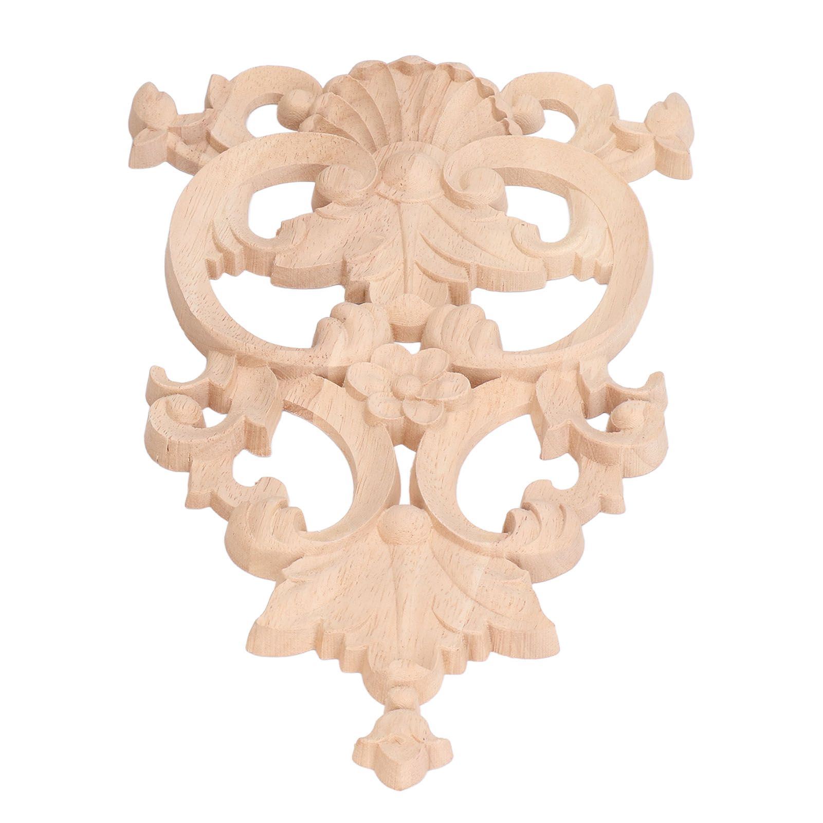 Wood Applique Easy Installation Durable Natural Eco Friendly Classic Exquisite Pattern Wood Carving AppliqueType Four - Image 3