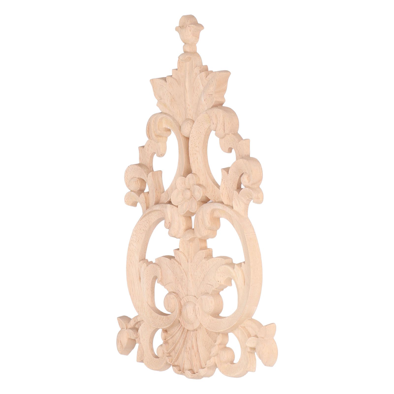 Wood Applique Easy Installation Durable Natural Eco Friendly Classic Exquisite Pattern Wood Carving AppliqueType Four - Image 4